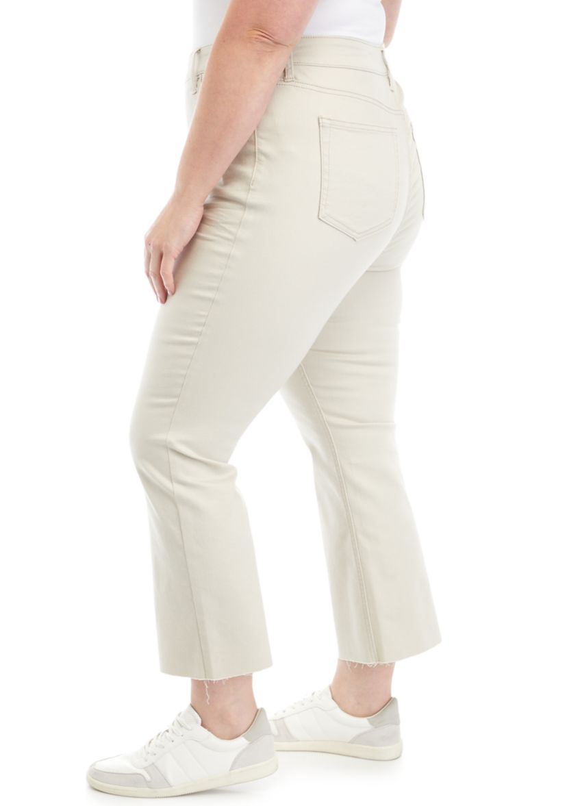  Plus Size High Rise Flare  Jeans 