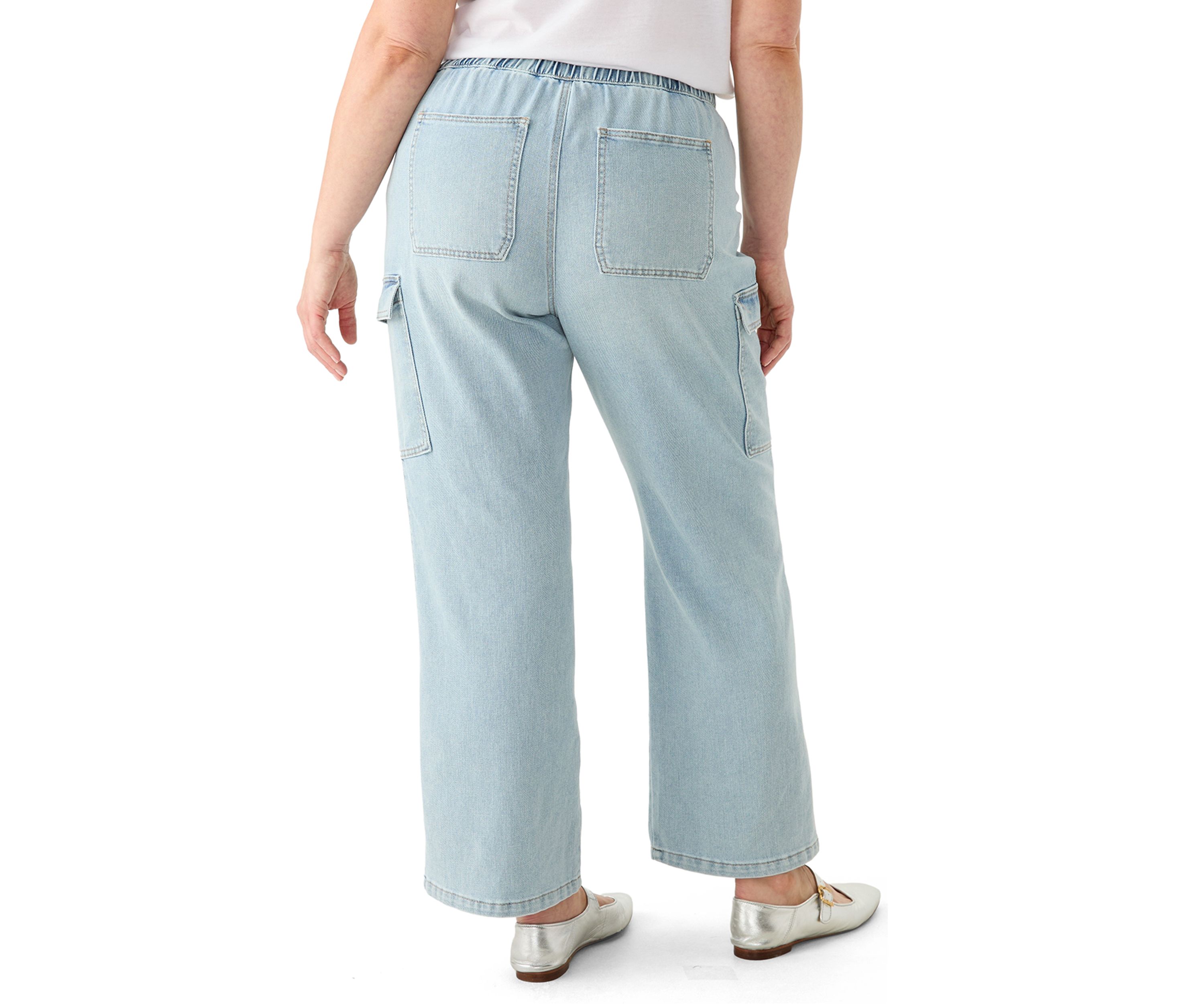 Plus Size Pull On Cargo Pants