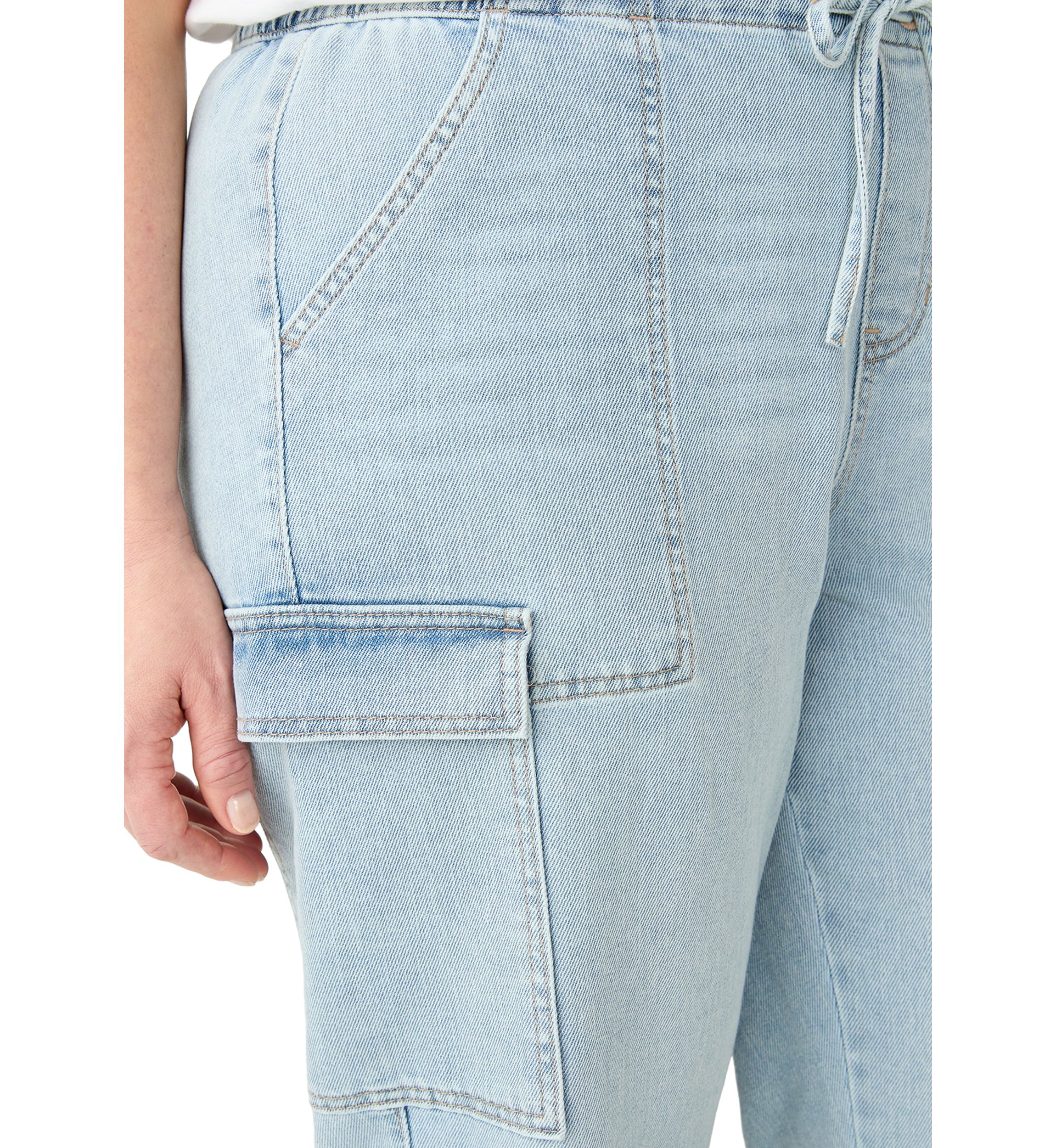 Plus Size Pull On Cargo Pants