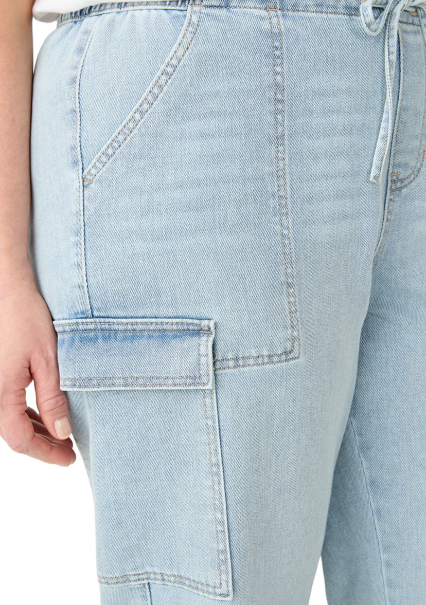 Plus Size Pull On Cargo Pants