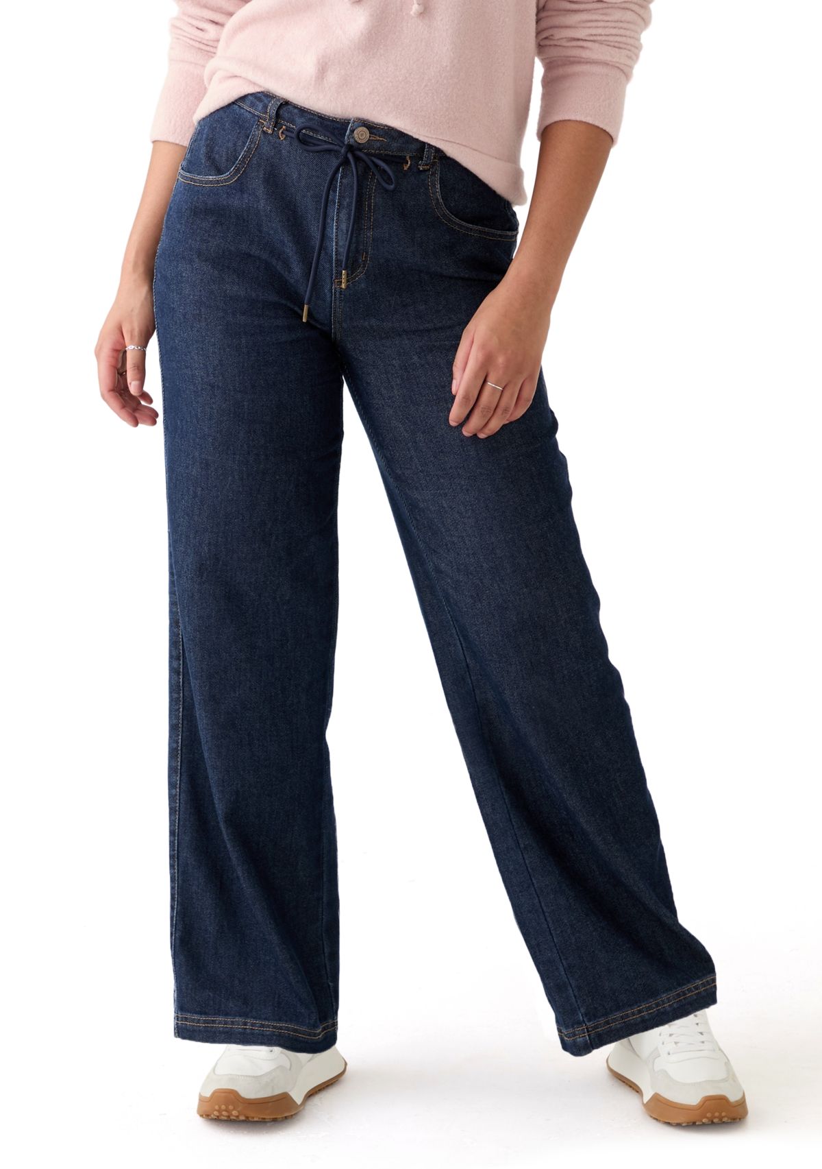 Womens Tie Front Jeans