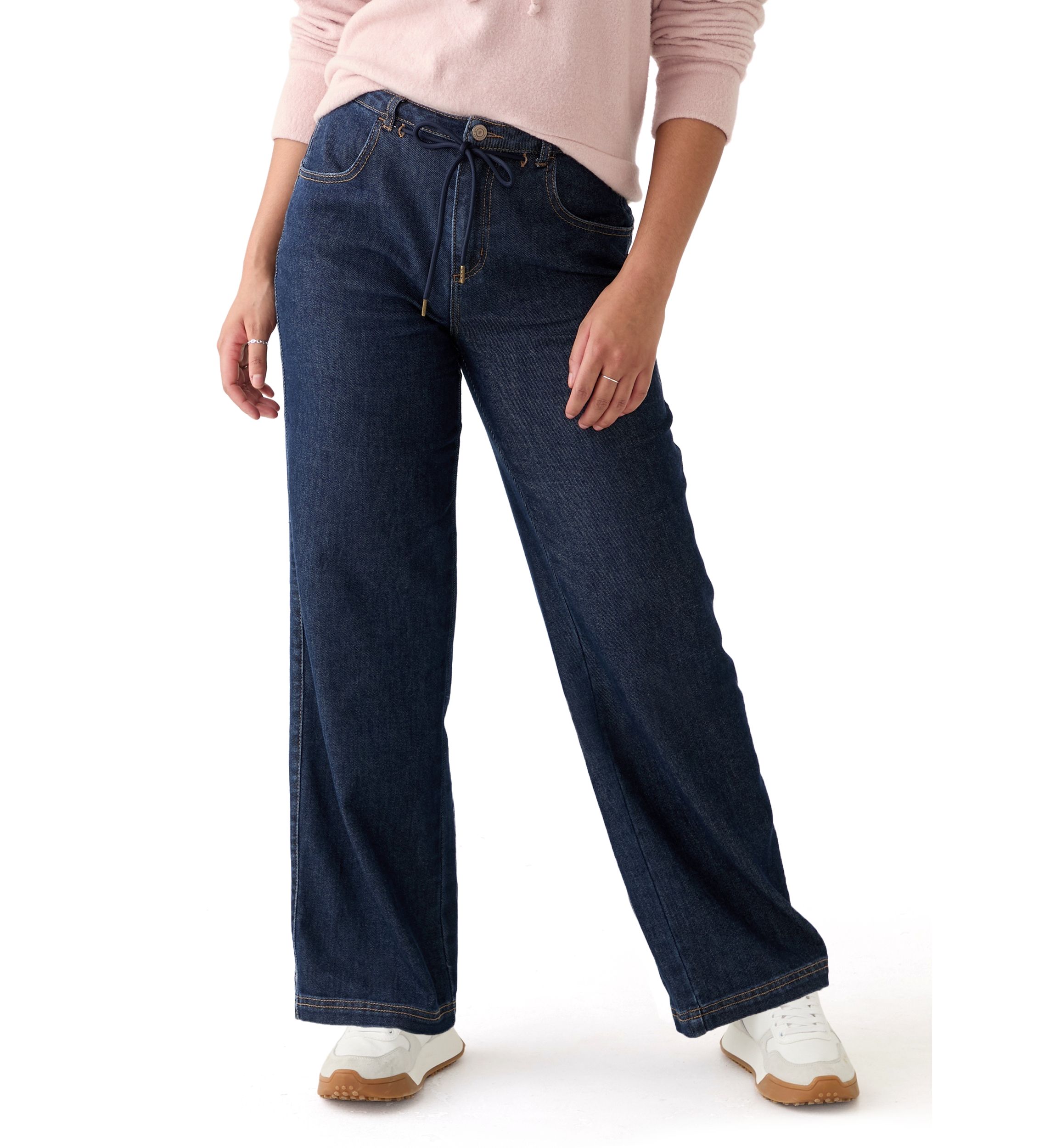 Womens Tie Front Jeans