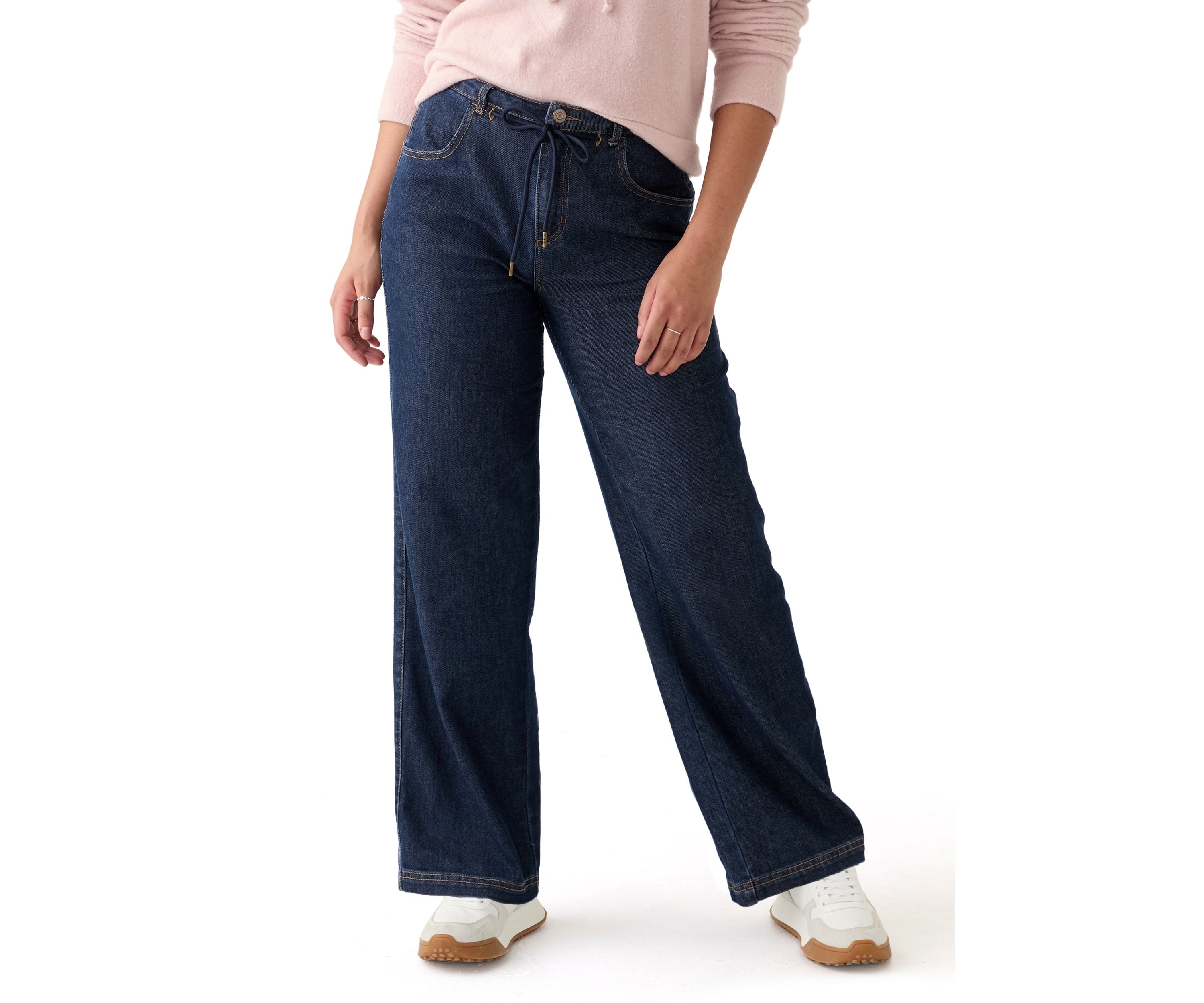 Womens Tie Front Jeans