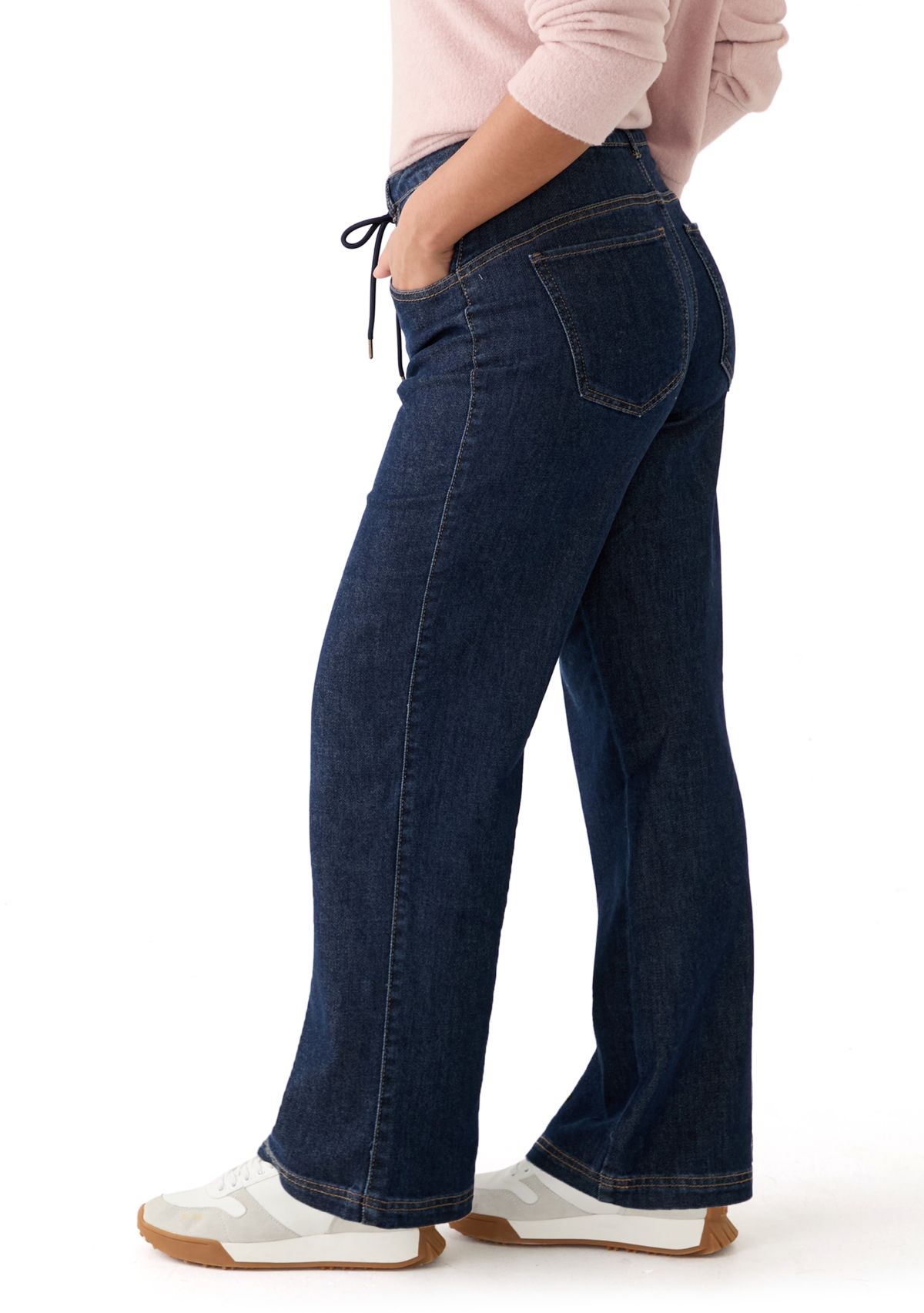 Womens Tie Front Jeans