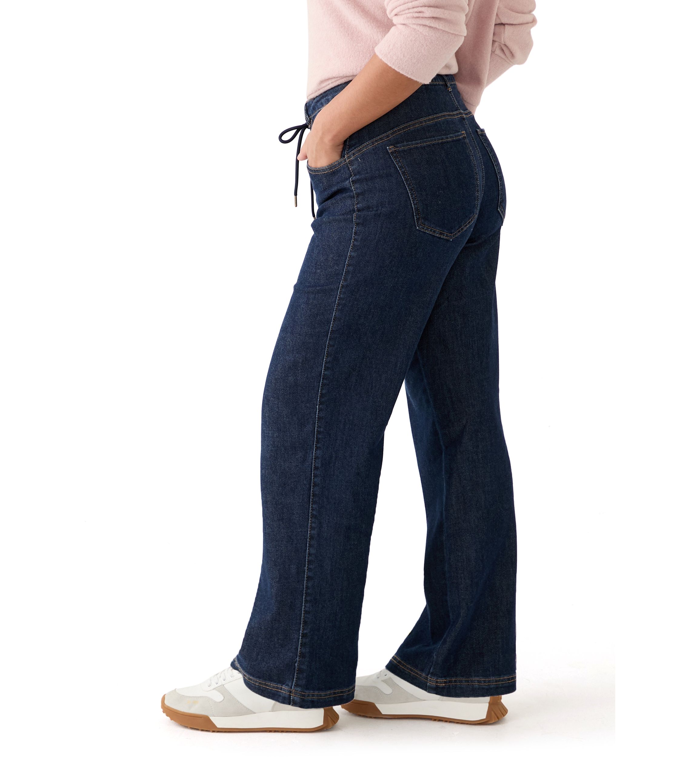 Womens Tie Front Jeans