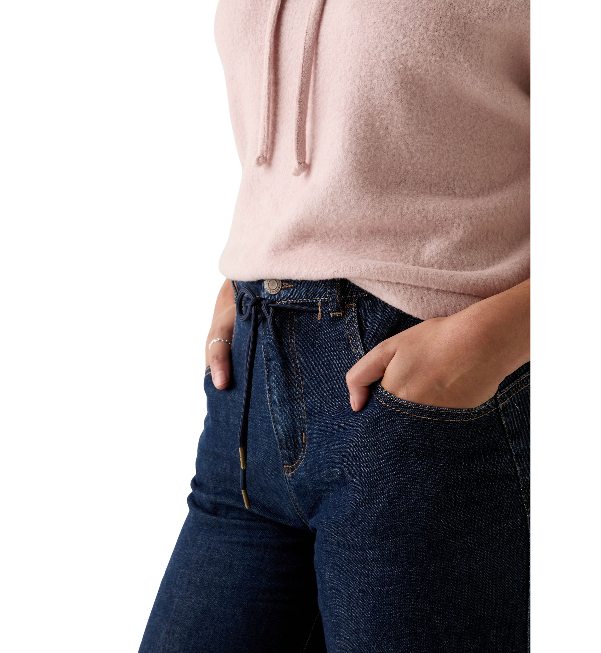 Womens Tie Front Jeans