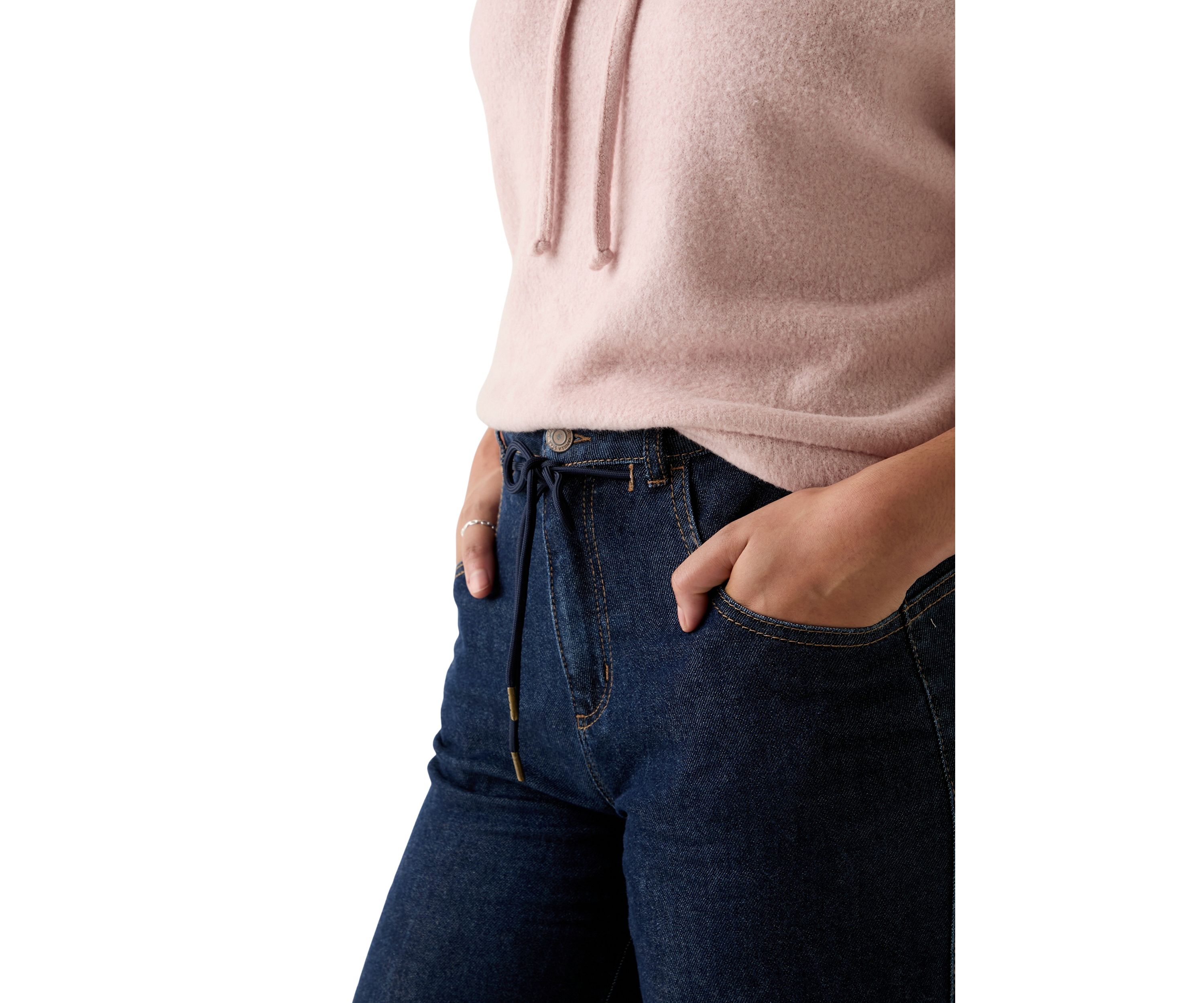 Womens Tie Front Jeans