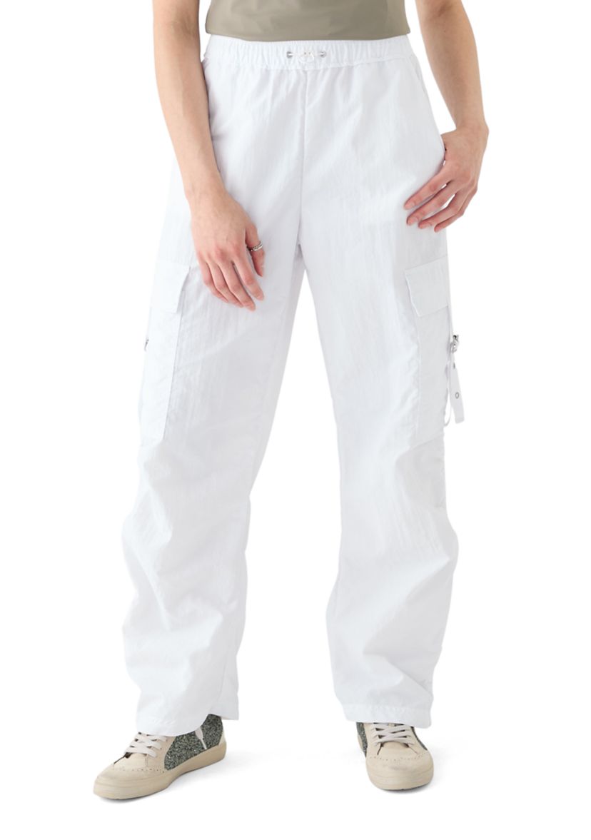 Womens Side Ruched Cargo Pants