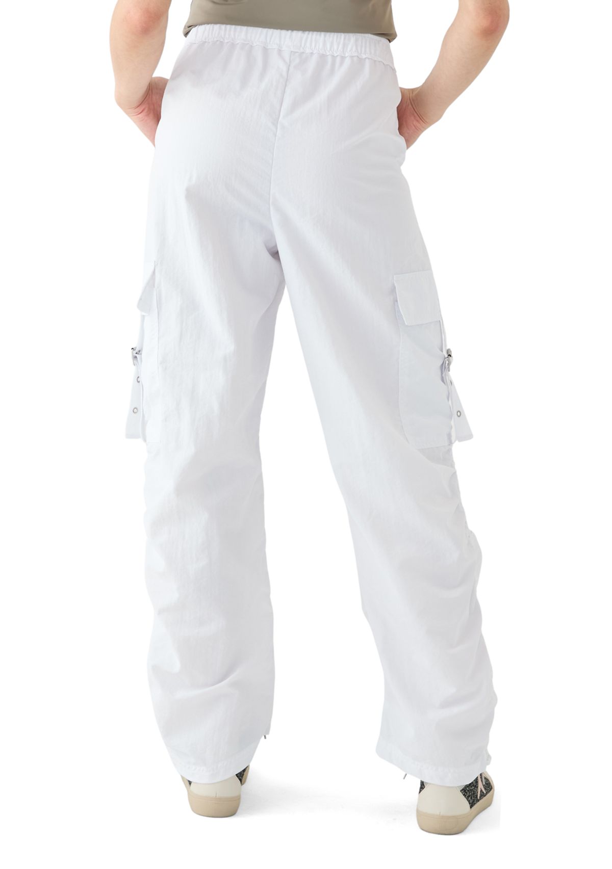 Womens Side Ruched Cargo Pants
