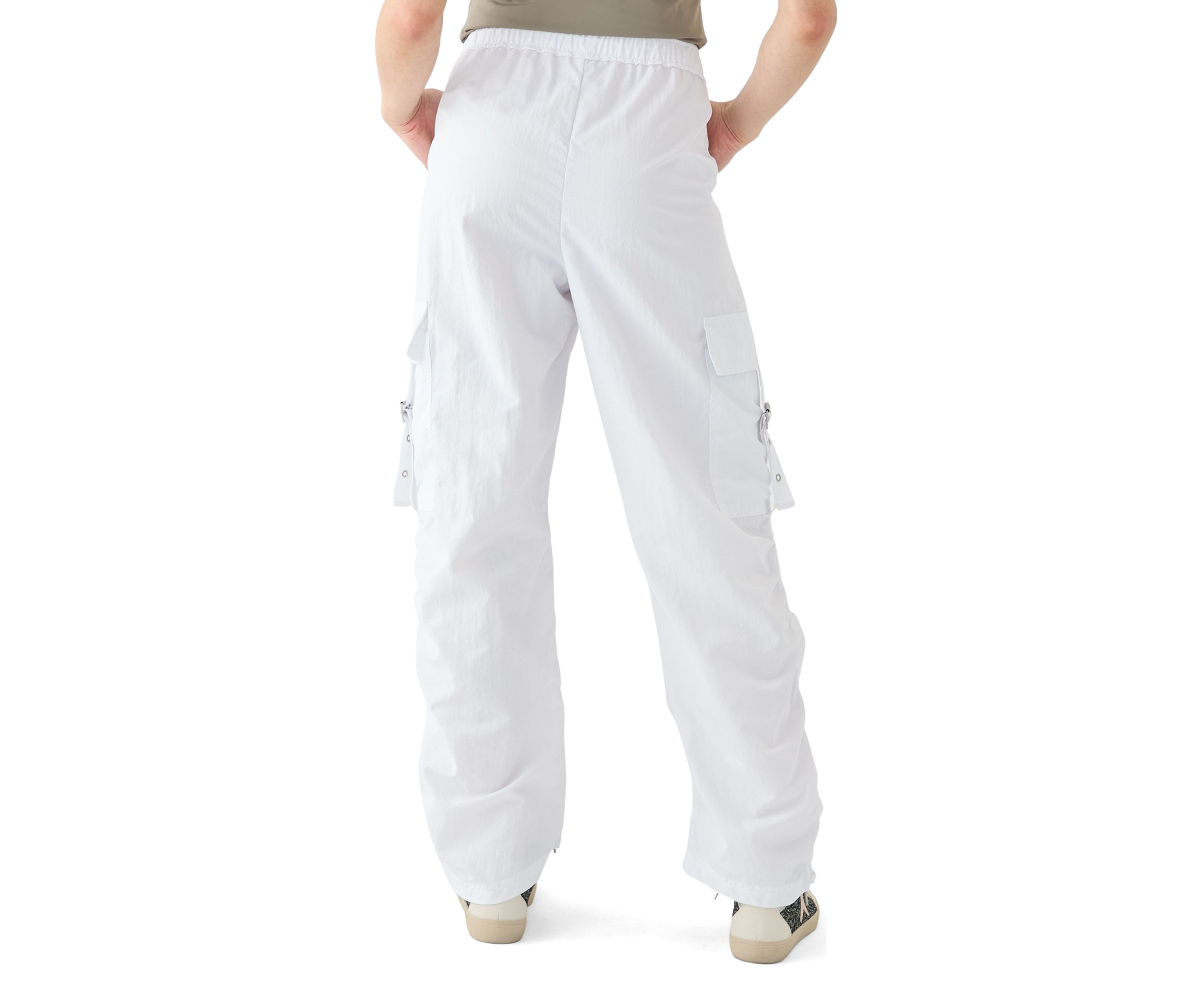 Womens Side Ruched Cargo Pants