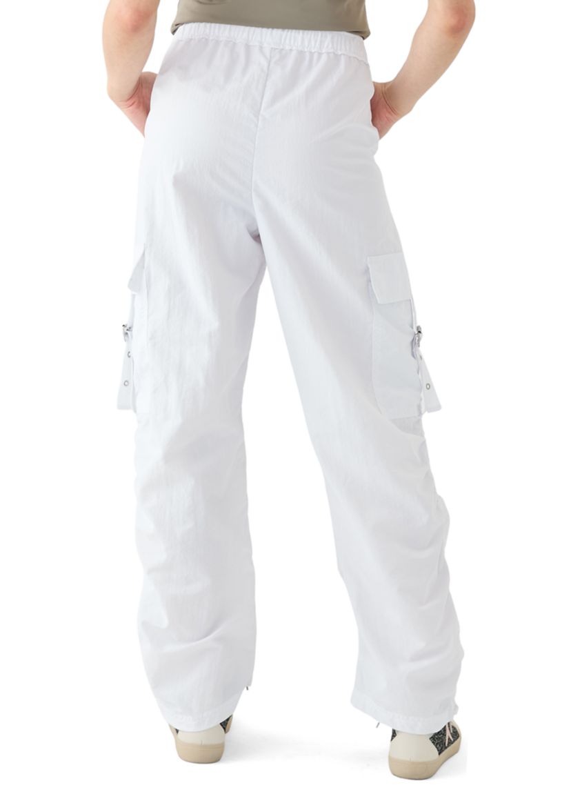 Womens Side Ruched Cargo Pants
