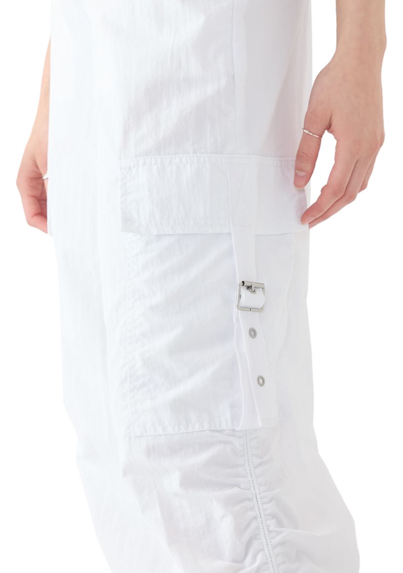 Womens Side Ruched Cargo Pants