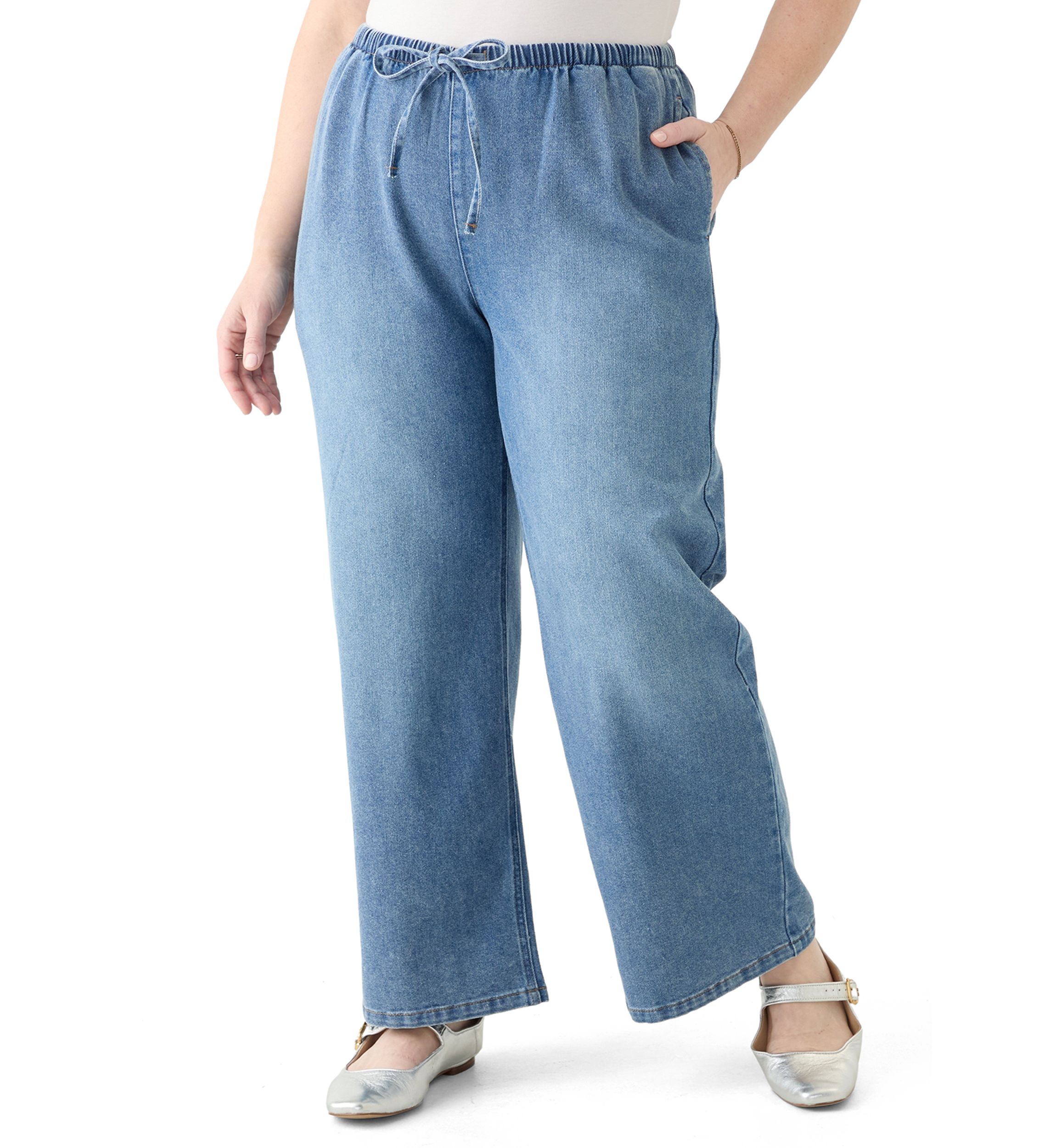 Plus Size Cozy Pull On Pants