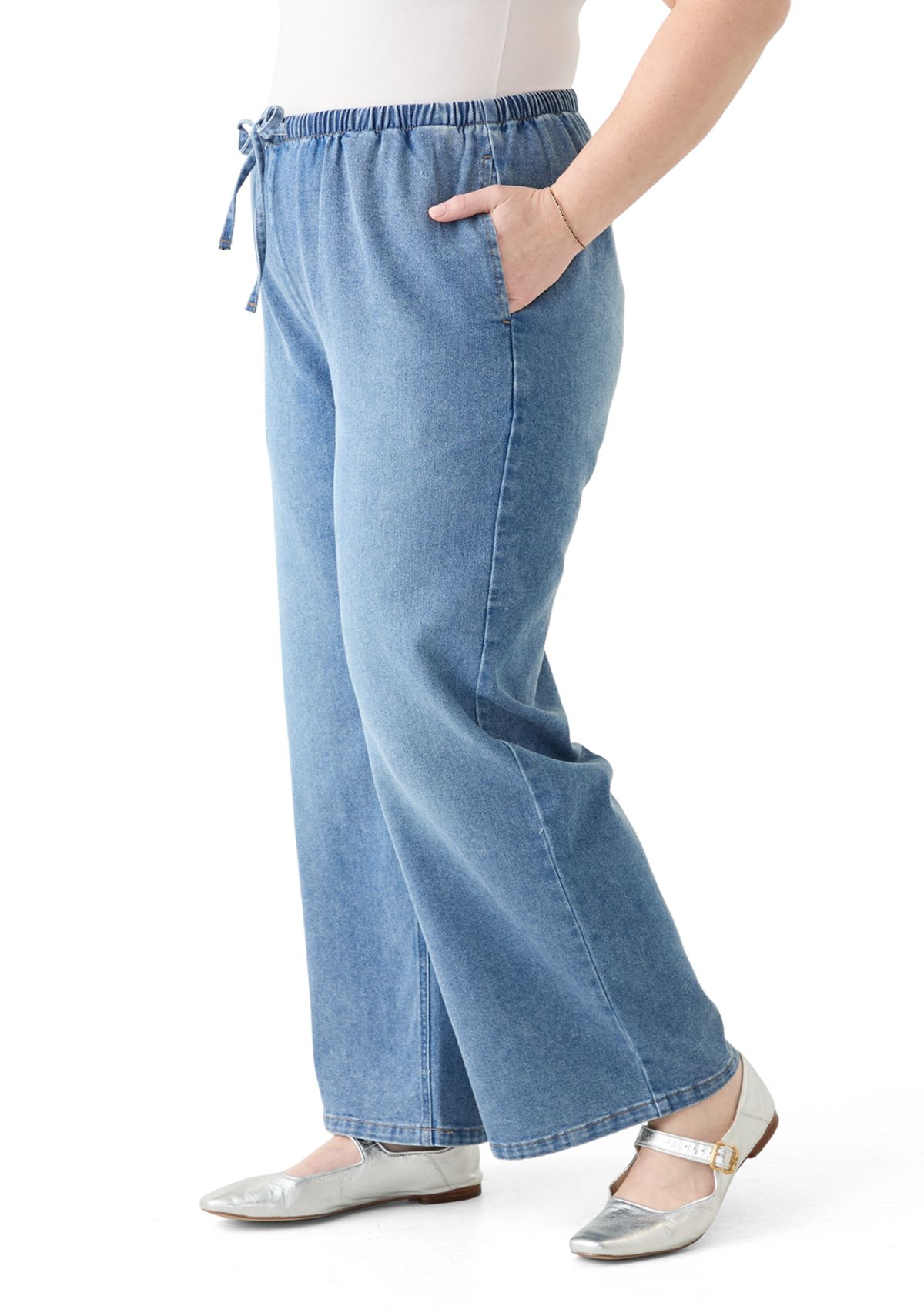 Plus Size Cozy Pull On Pants