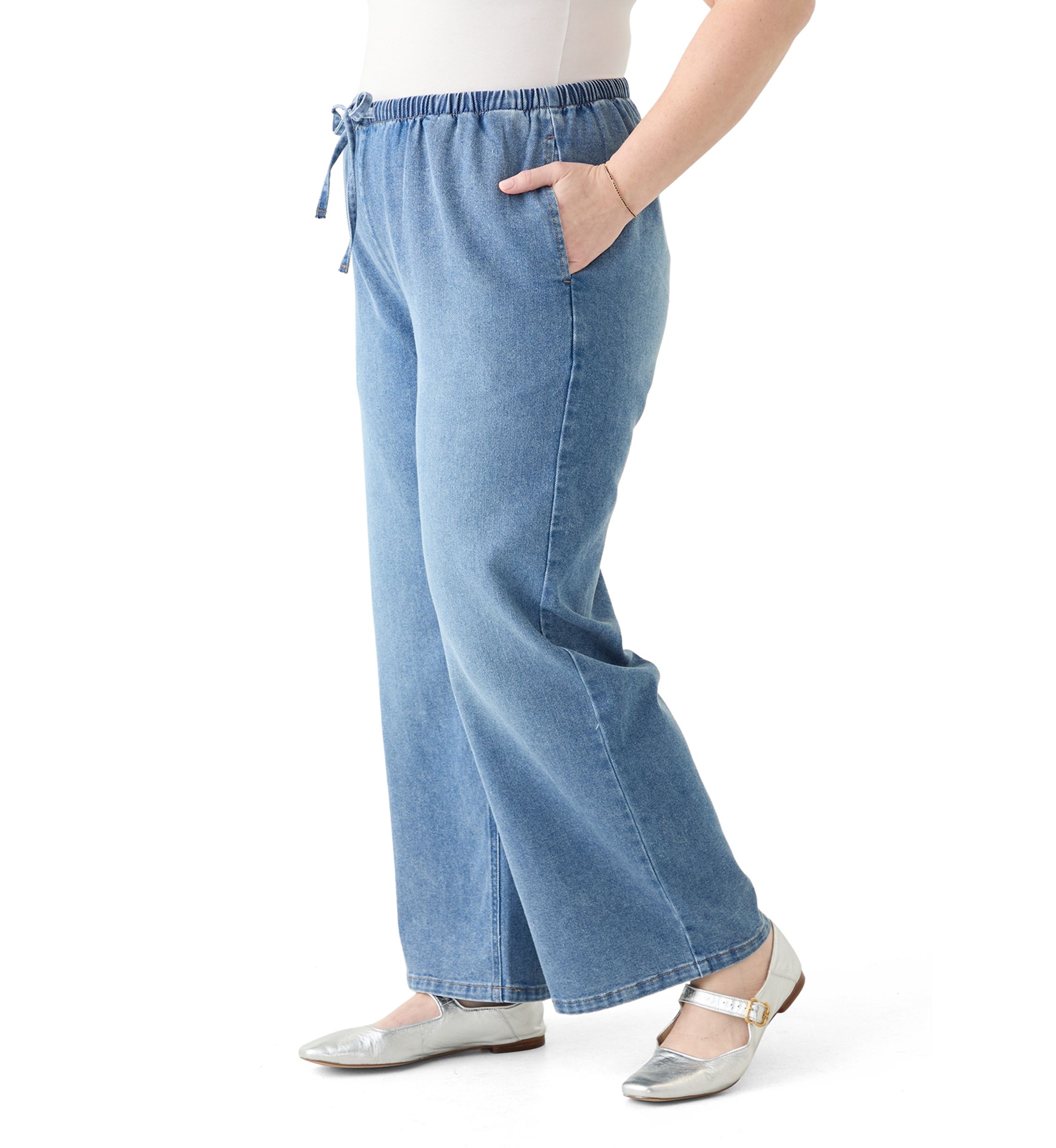 Plus Size Cozy Pull On Pants
