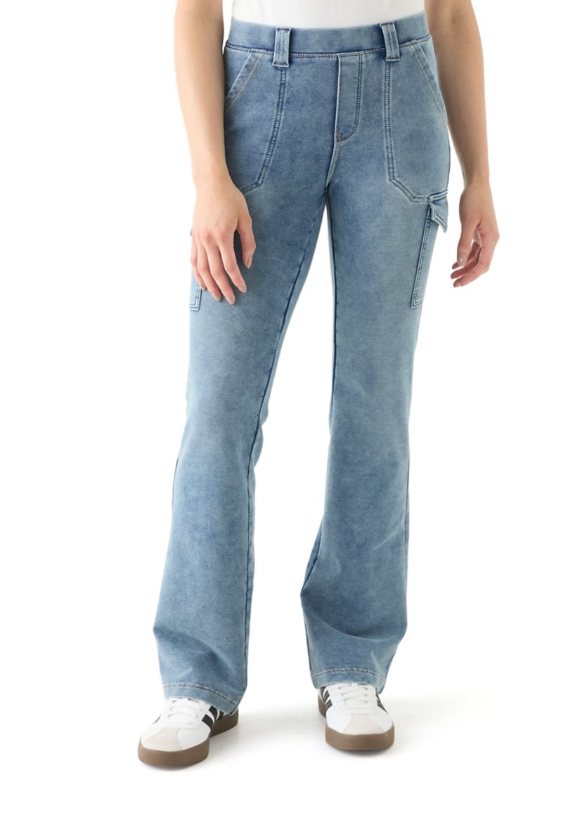 Womens Utility Pull On Flare Pants