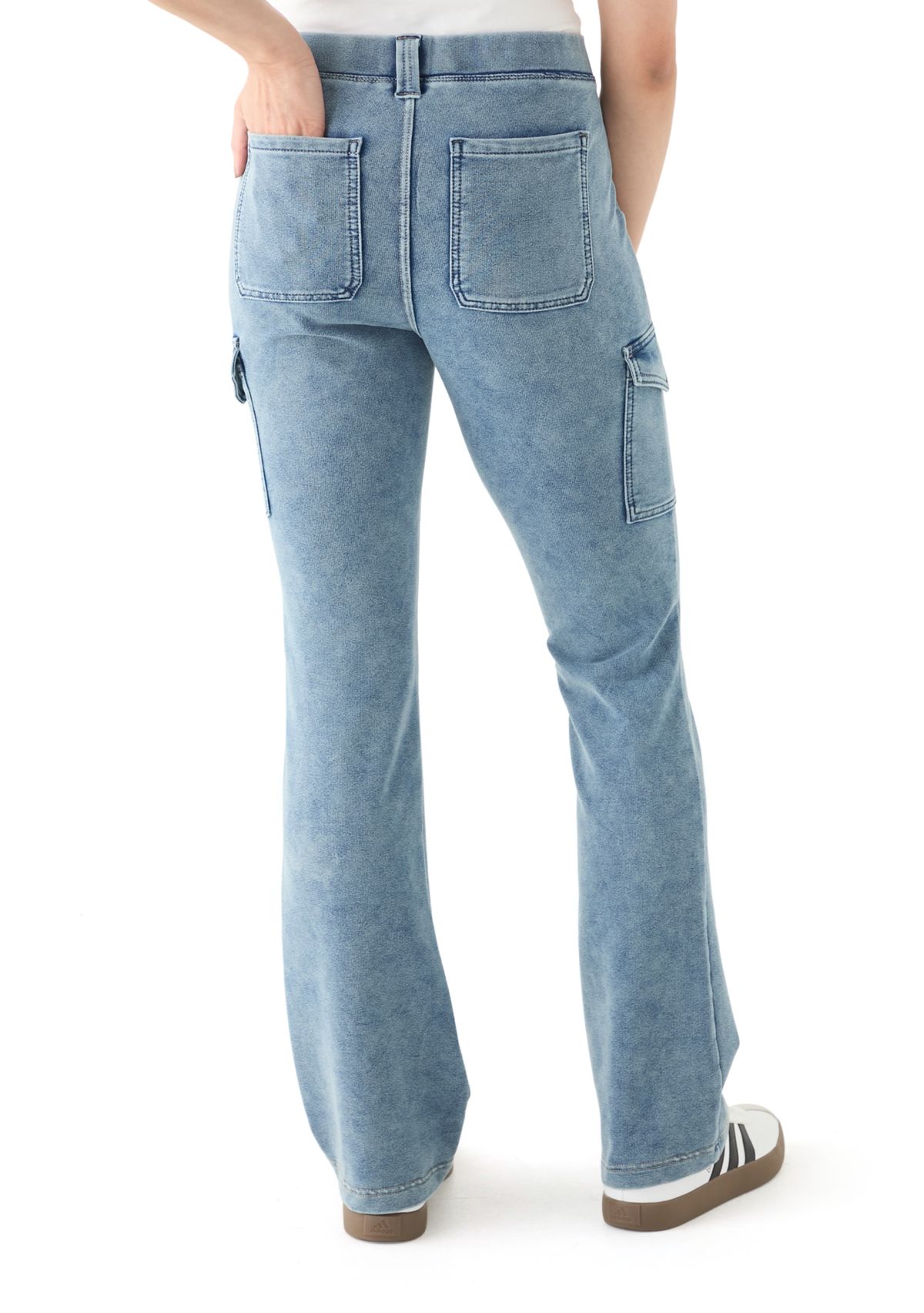Womens Utility Pull On Flare Pants