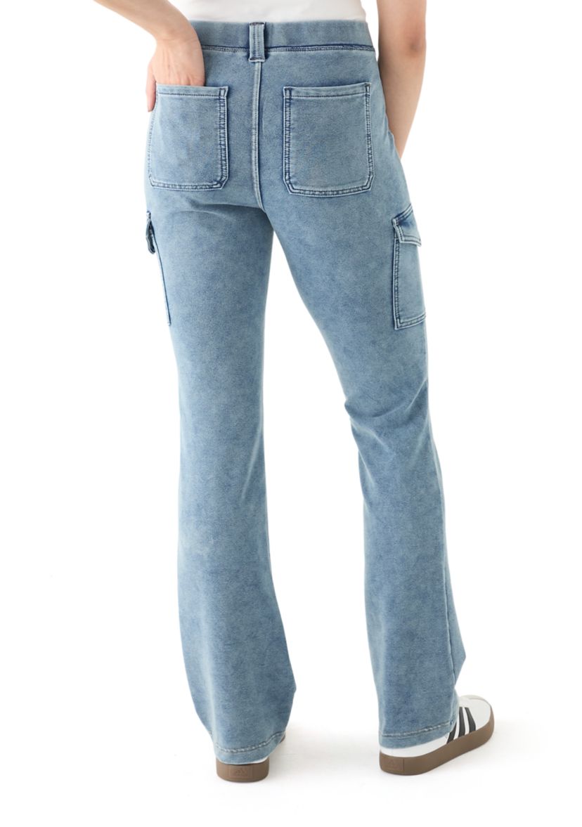 Womens Utility Pull On Flare Pants