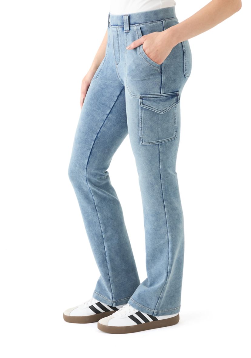 Womens Utility Pull On Flare Pants