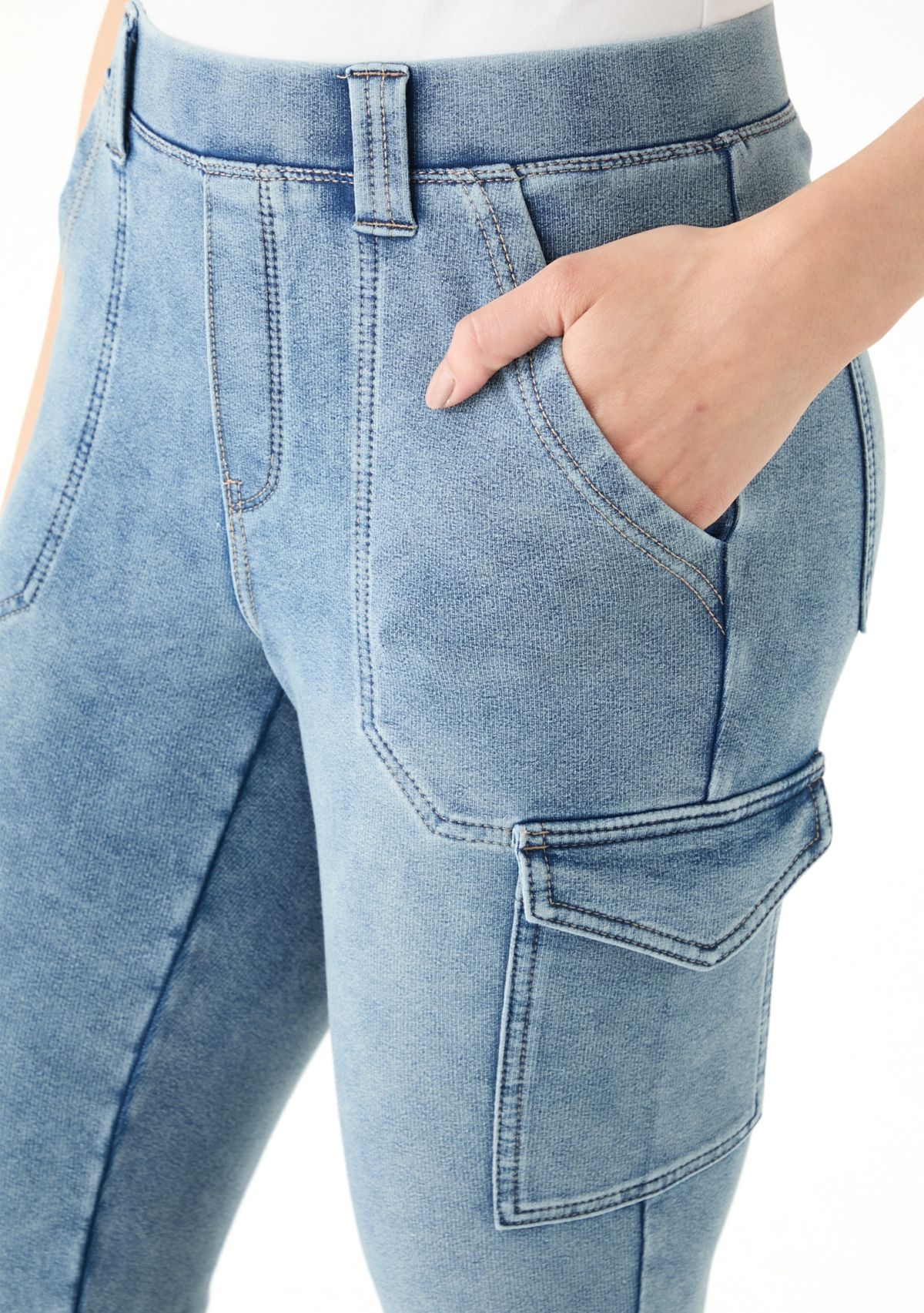 Womens Utility Pull On Flare Pants
