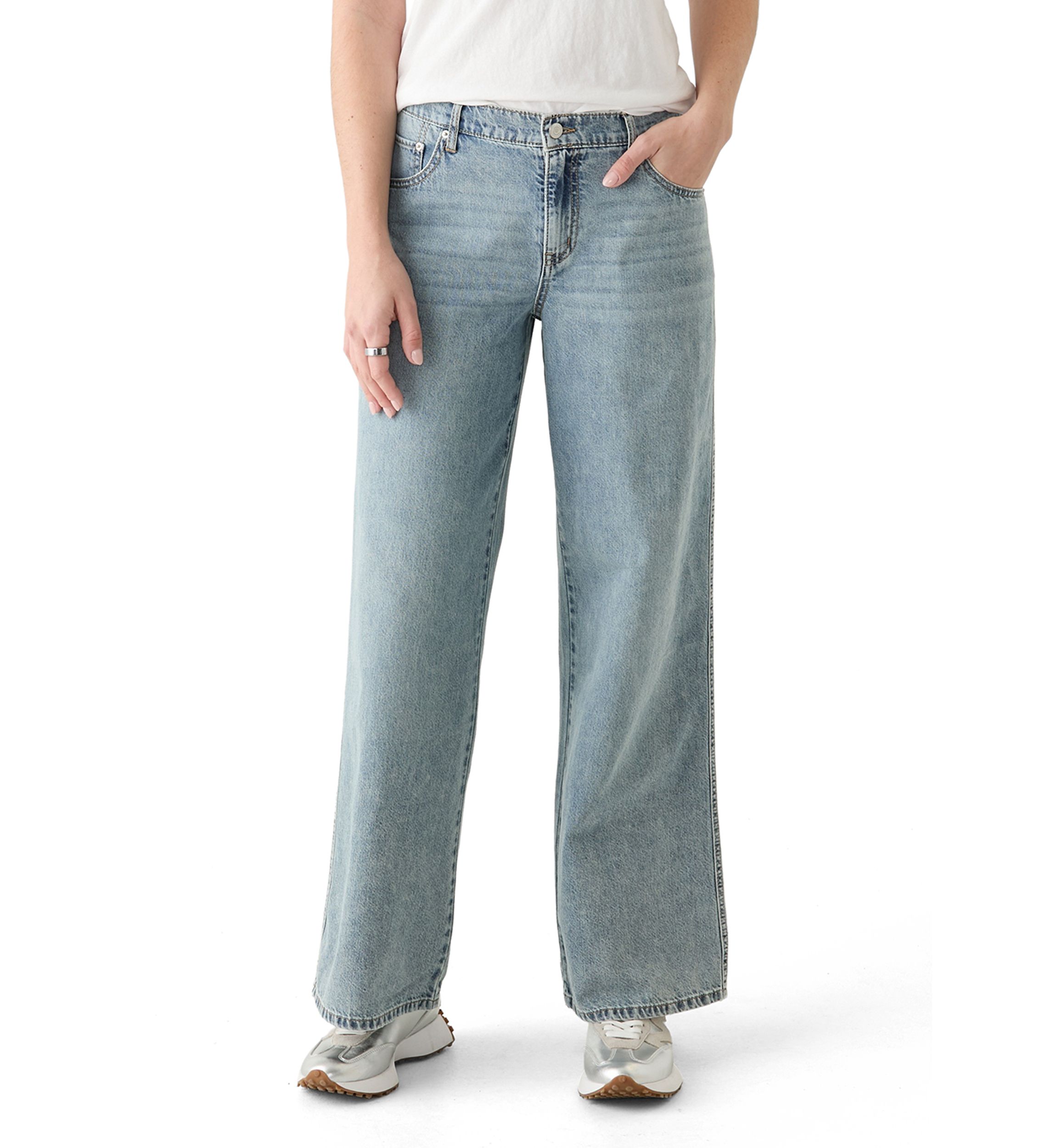 Womens Wide Leg Jeans