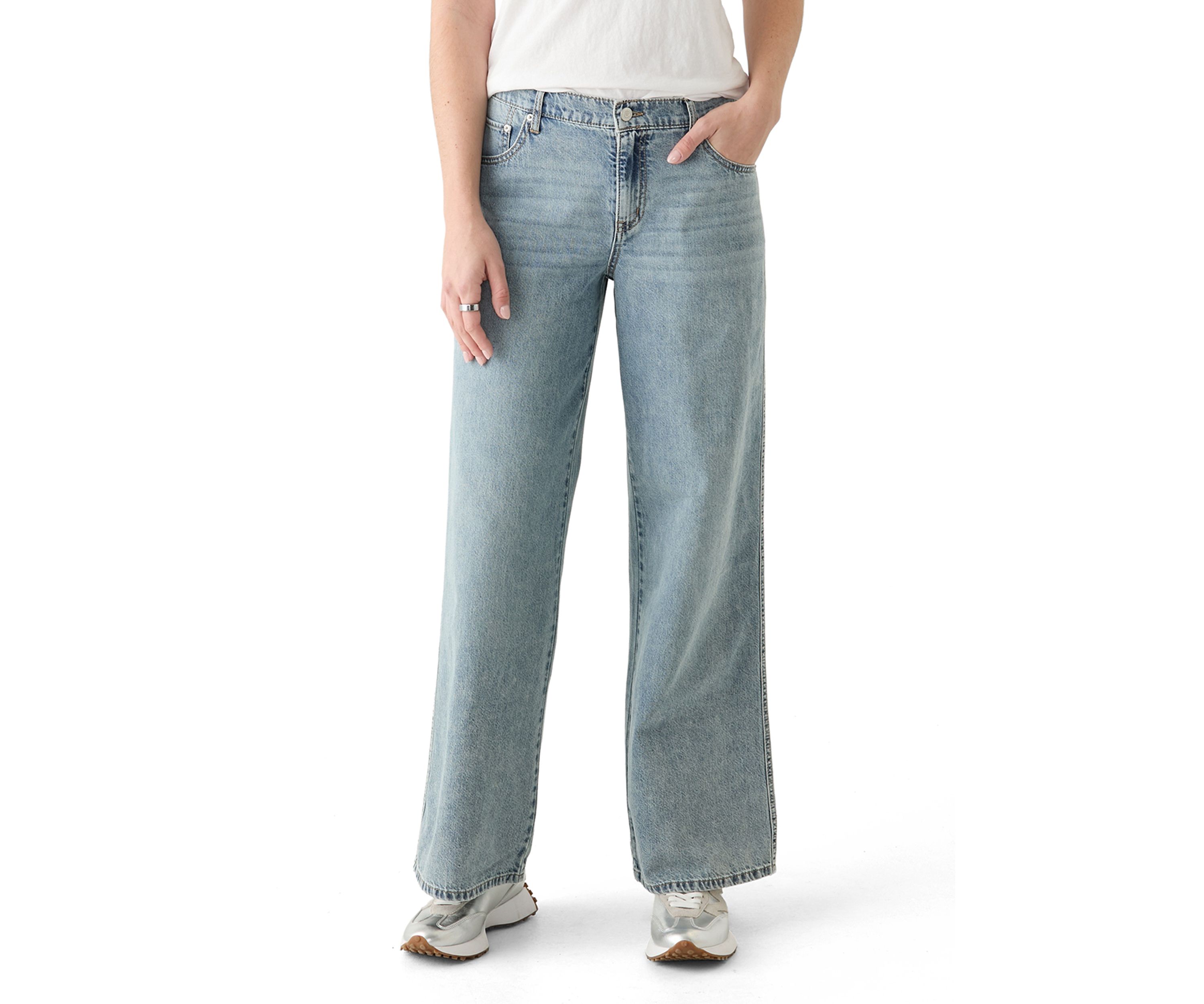 Womens Wide Leg Jeans