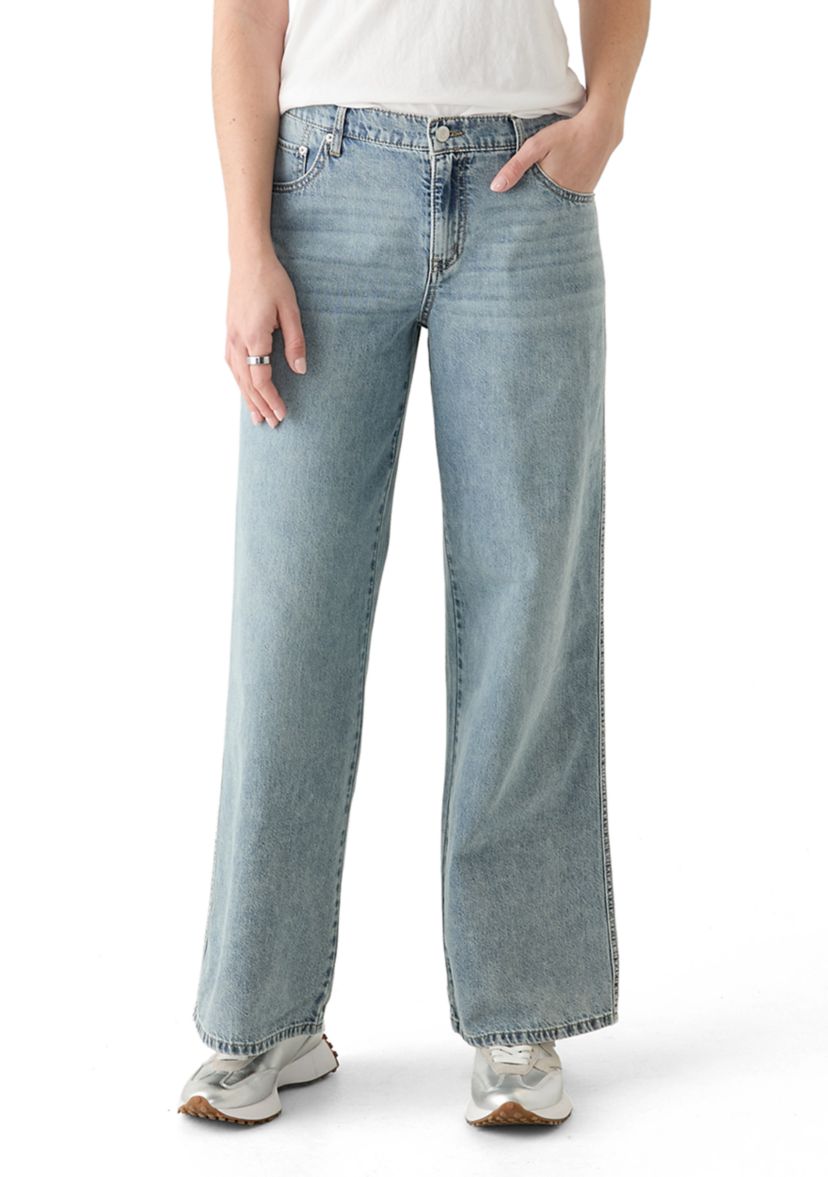 Womens Wide Leg Jeans