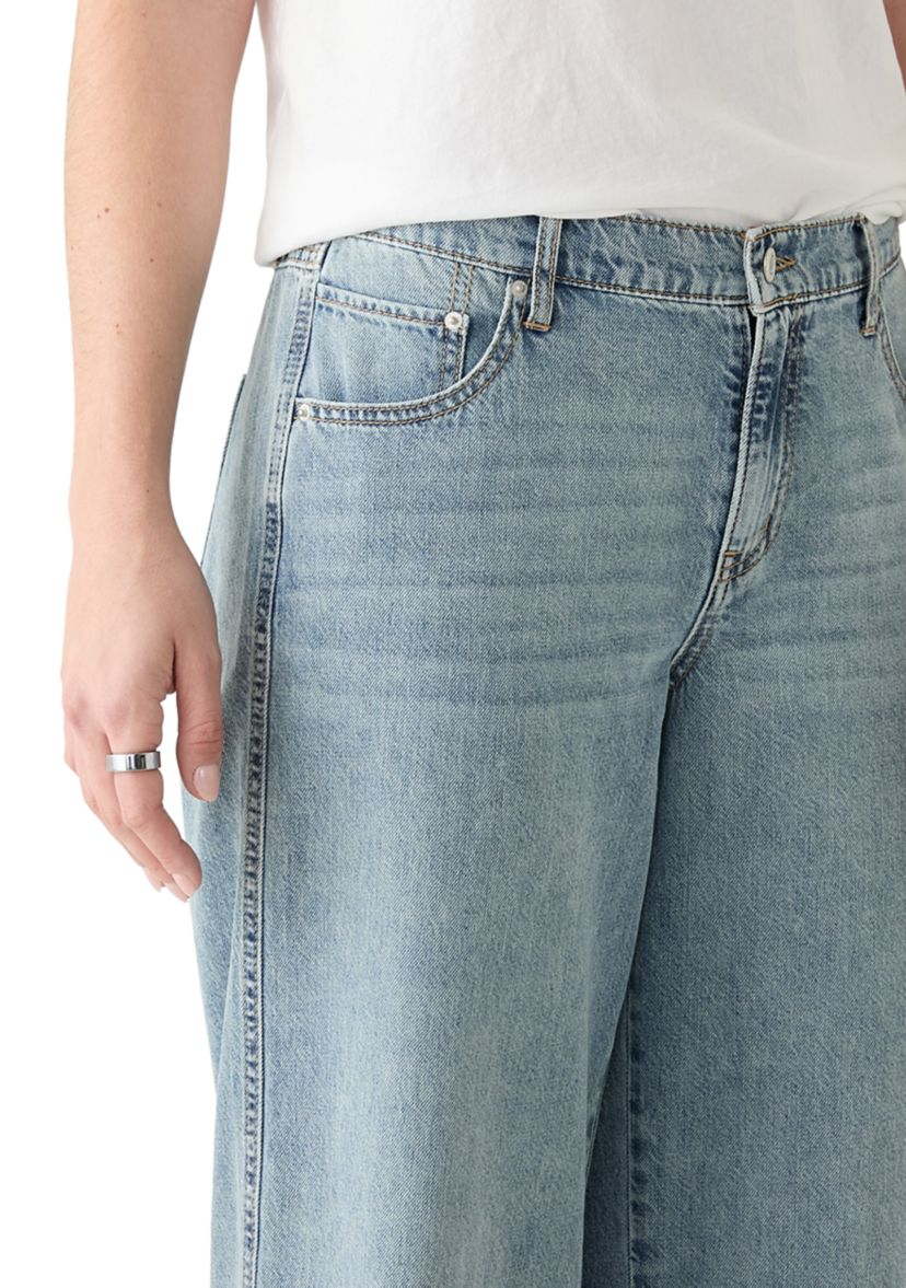 Womens Wide Leg Jeans