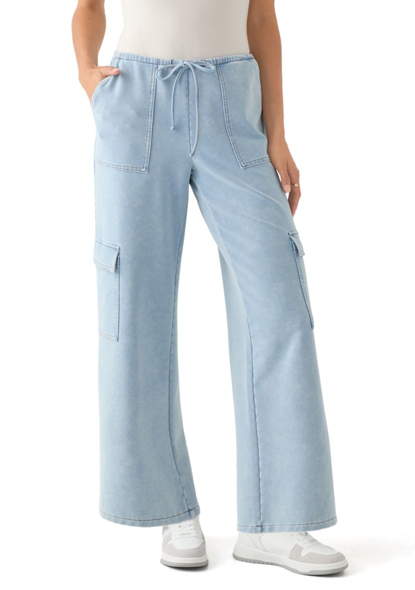 Womens Mini Waist Porkchop Pocket Pants