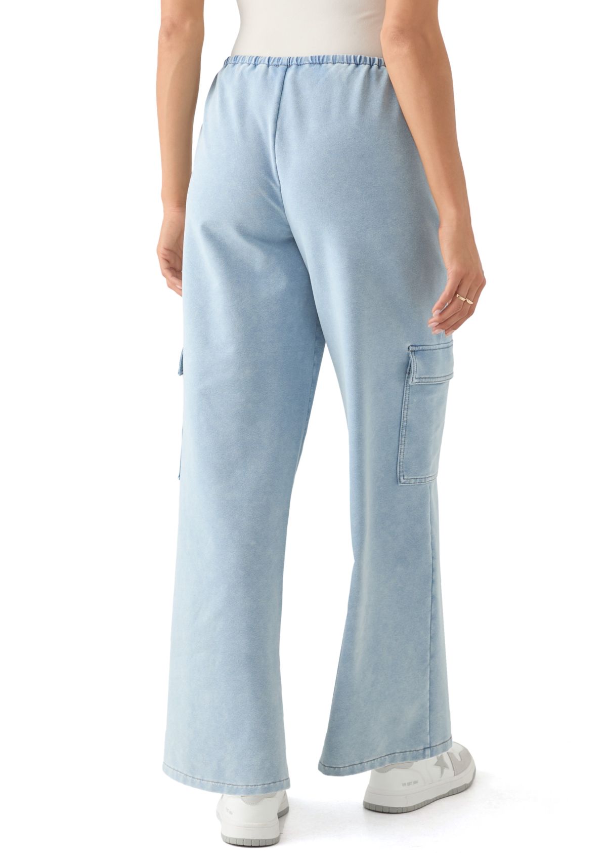 Womens Mini Waist Porkchop Pocket Pants