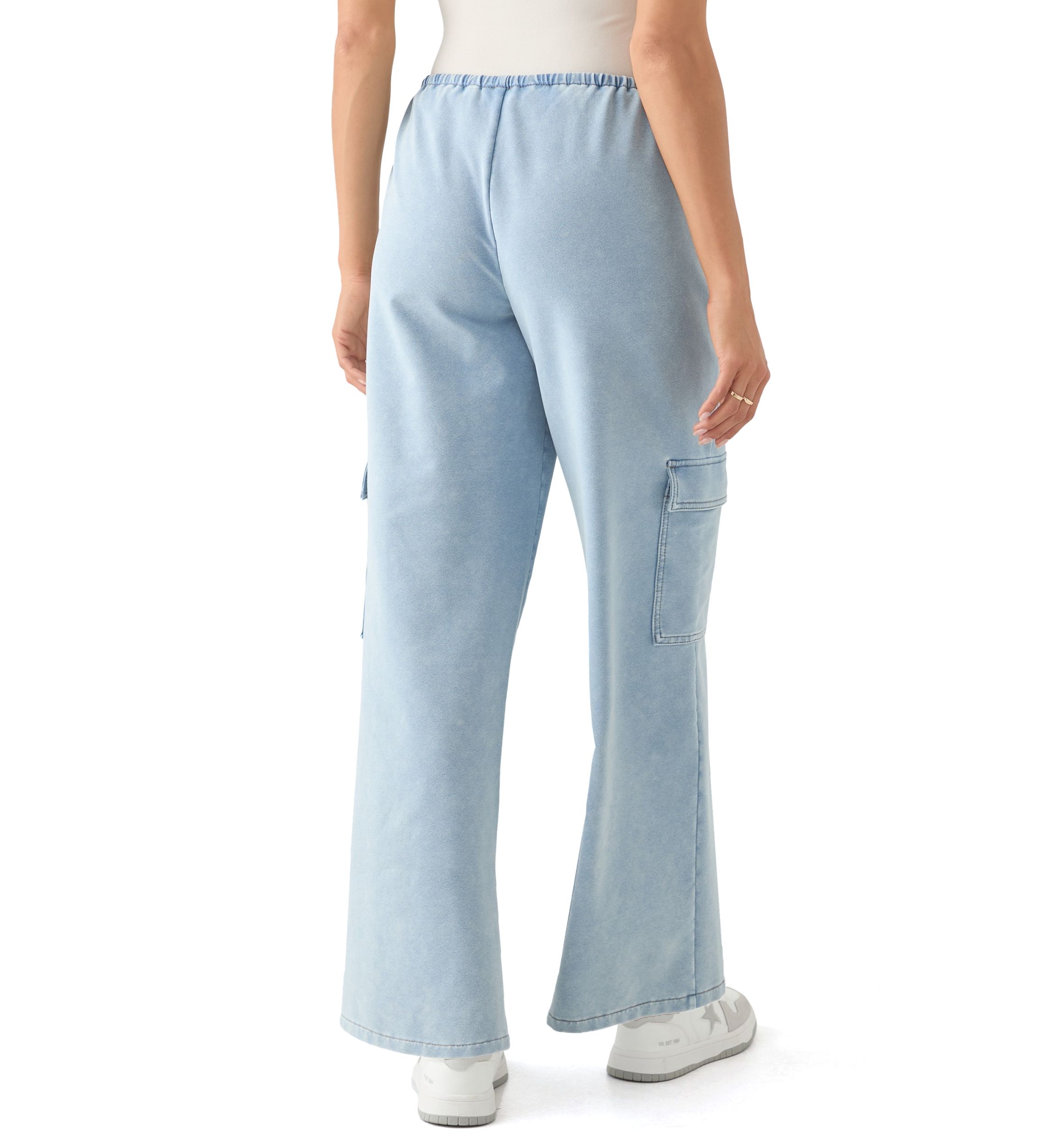 Womens Mini Waist Porkchop Pocket Pants