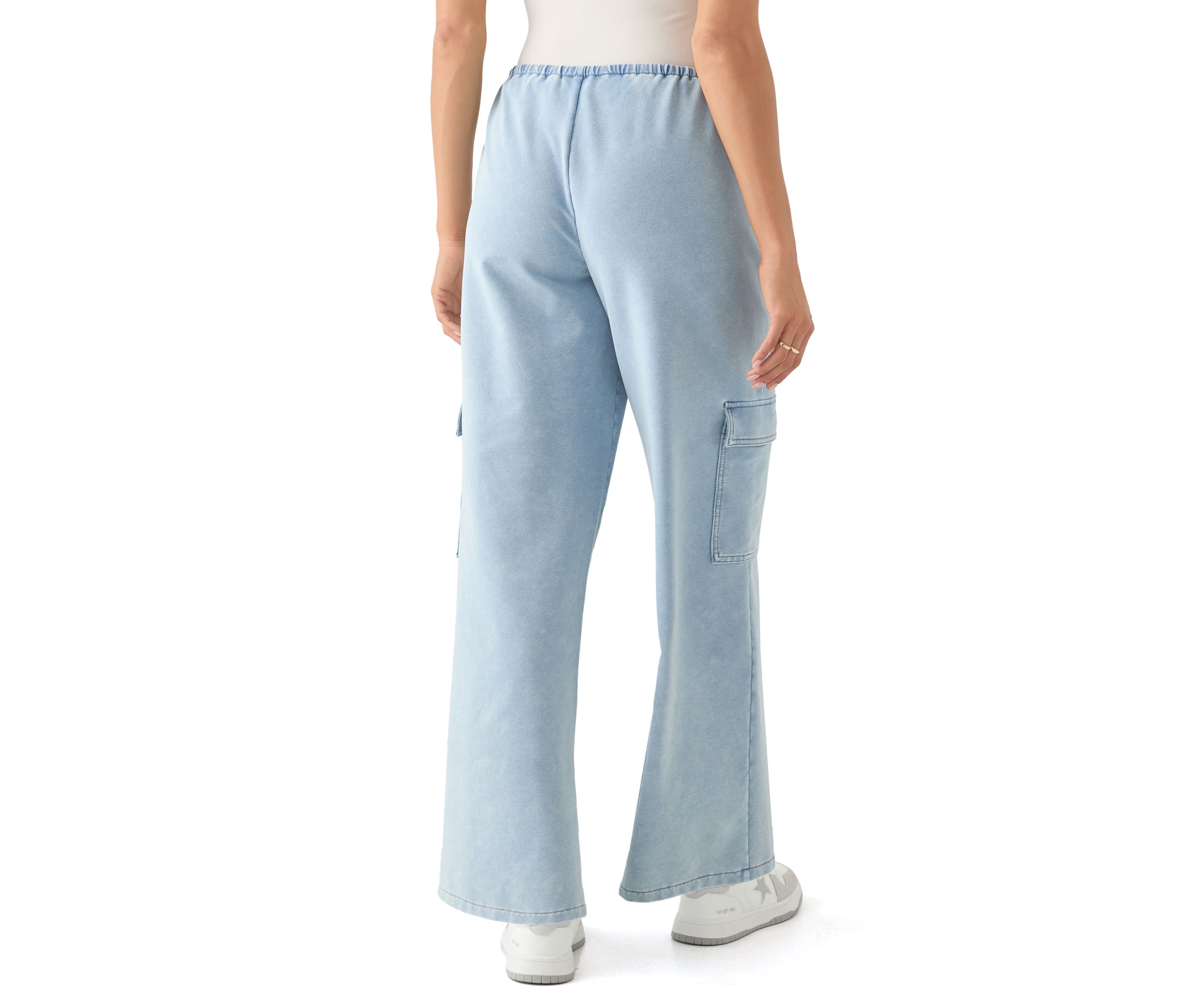 Womens Mini Waist Porkchop Pocket Pants