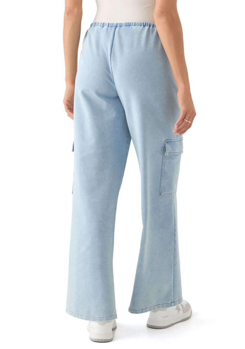 Womens Mini Waist Porkchop Pocket Pants