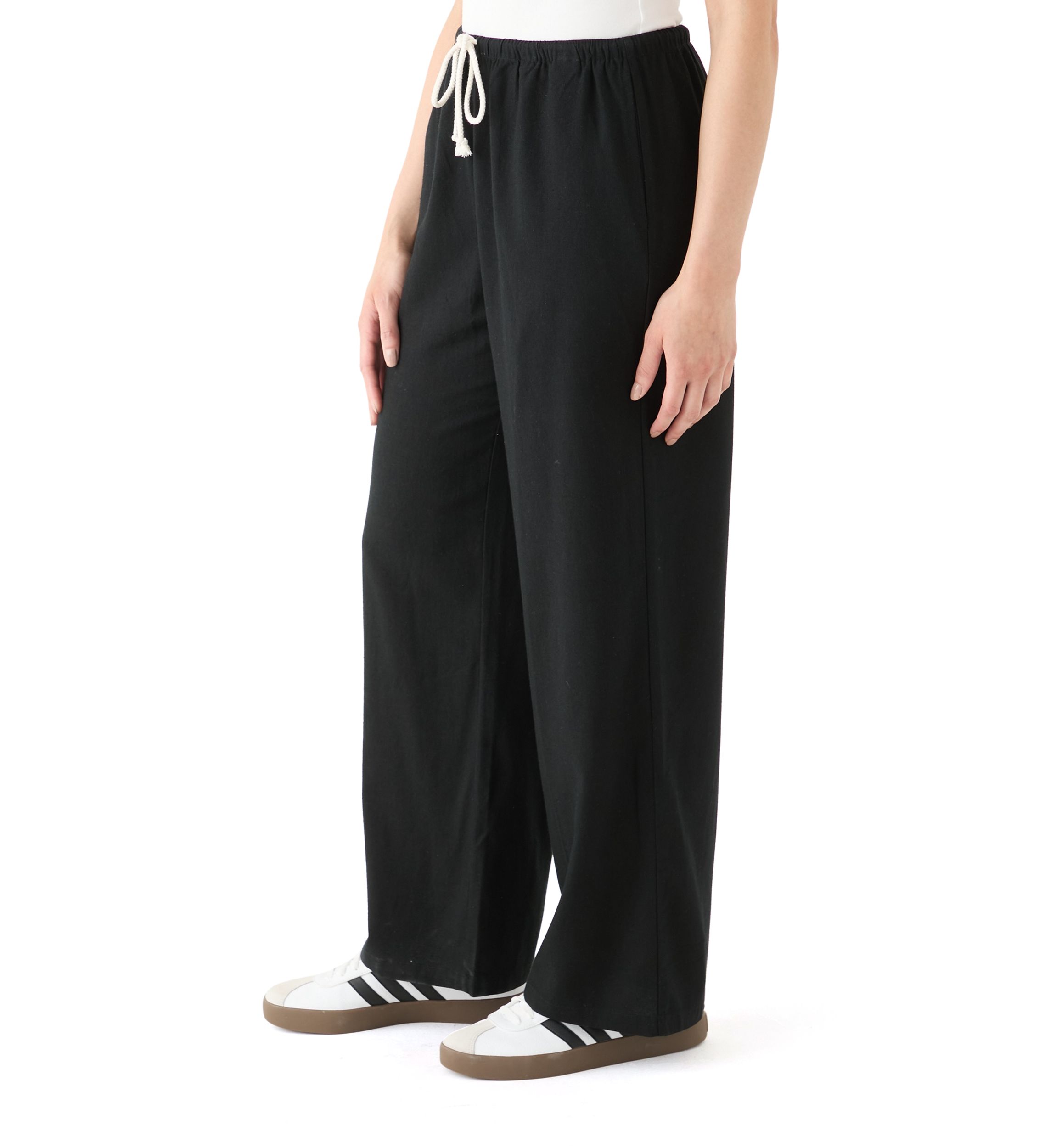 Womens Linen Drawstring Pants