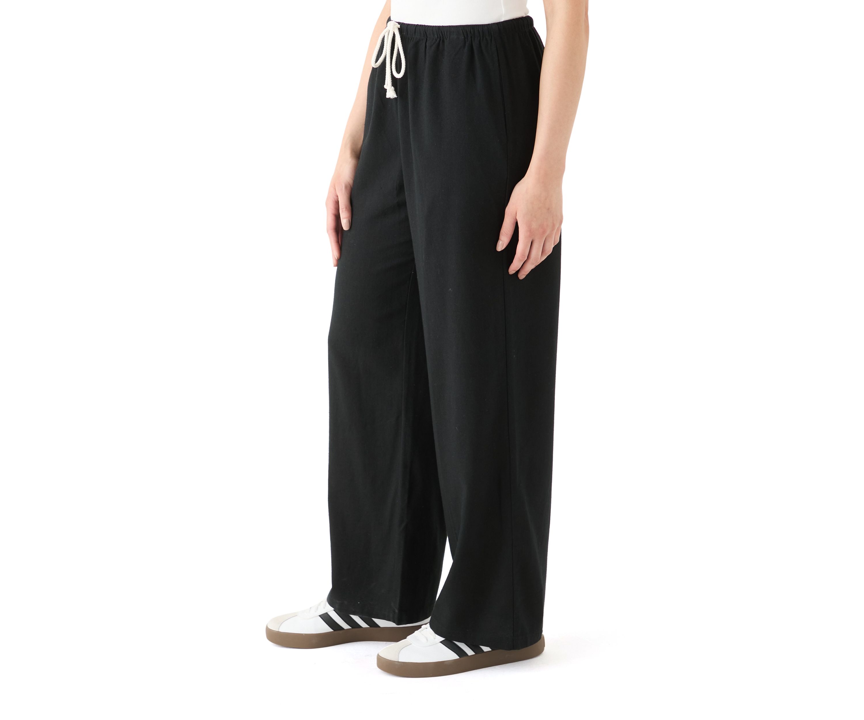 Womens Linen Drawstring Pants