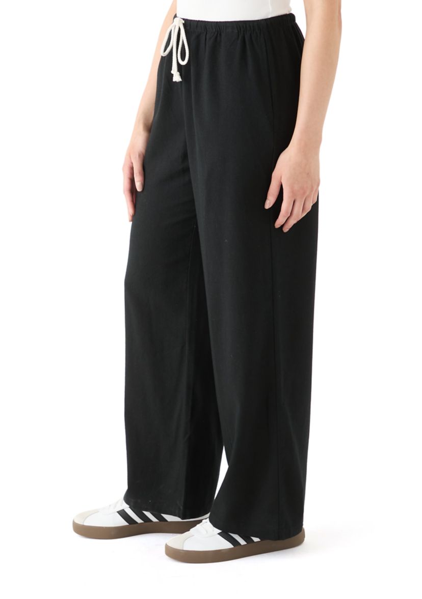 Womens Linen Drawstring Pants