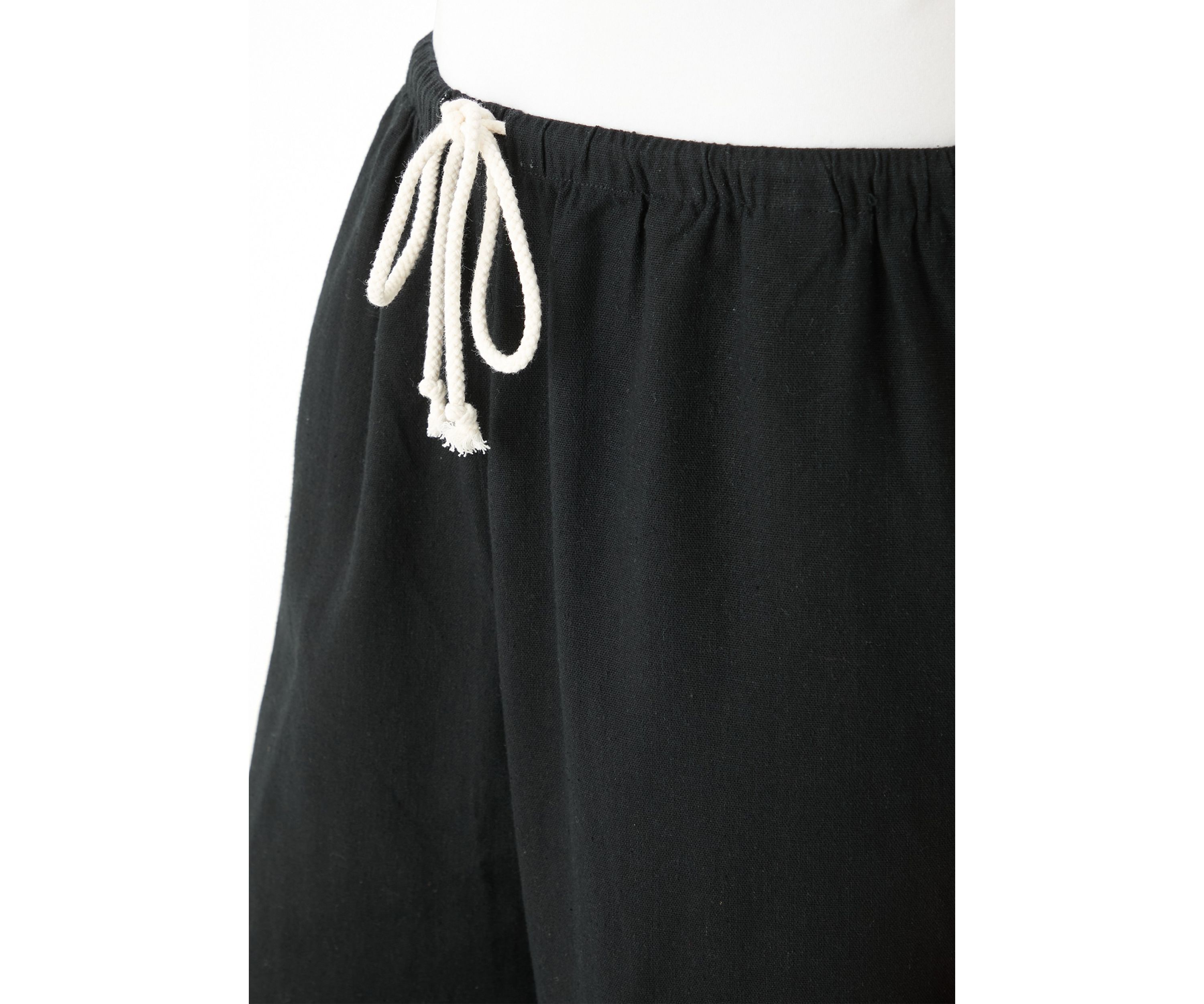 Womens Linen Drawstring Pants
