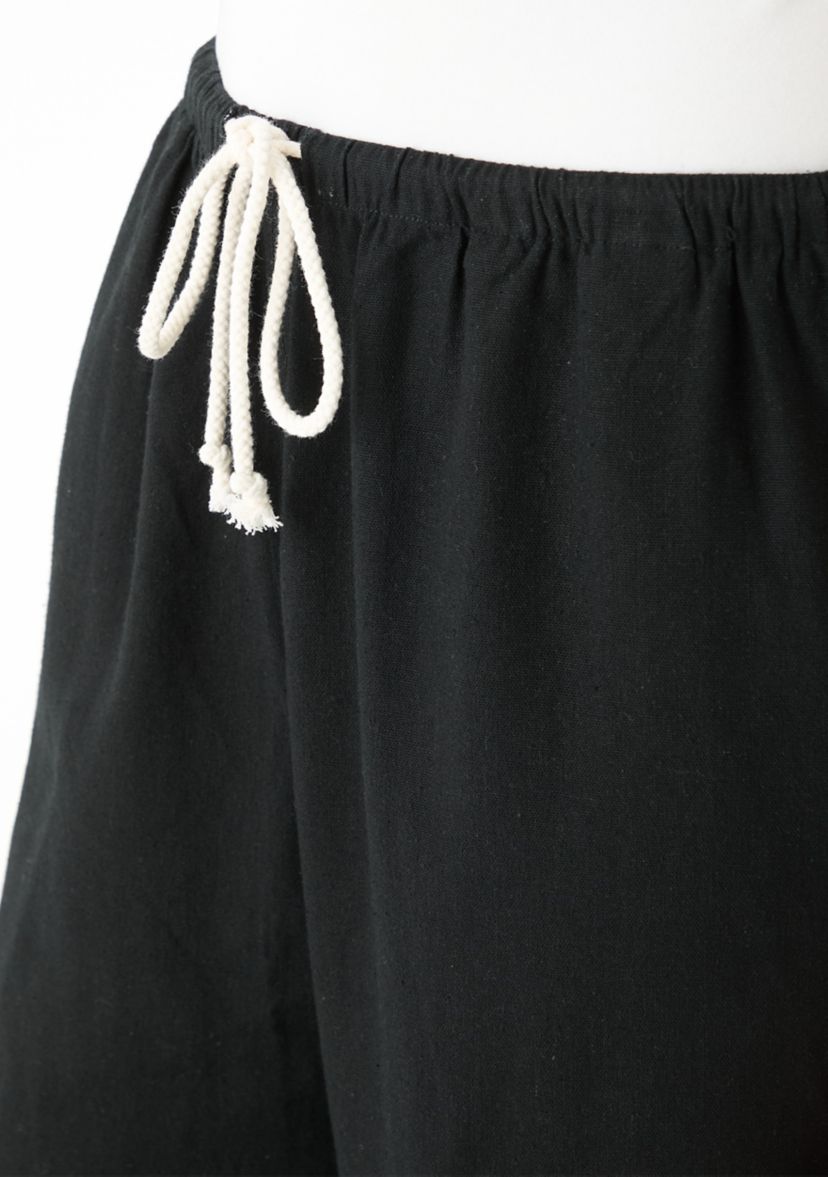 Womens Linen Drawstring Pants