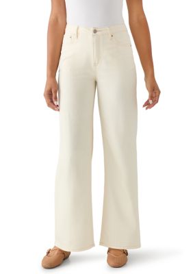 Vanilla Star Women's Wide Leg Straight Jeans, 16