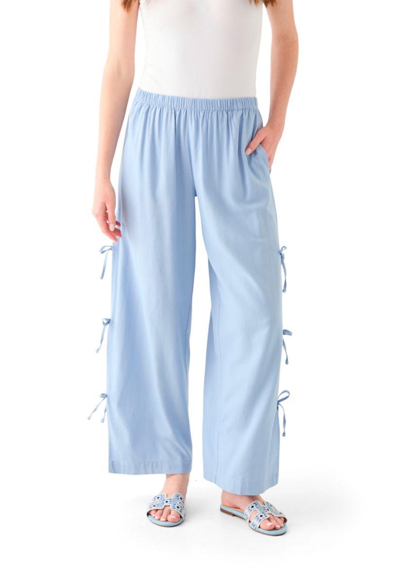 Womens Bow Ties Pull On Pants