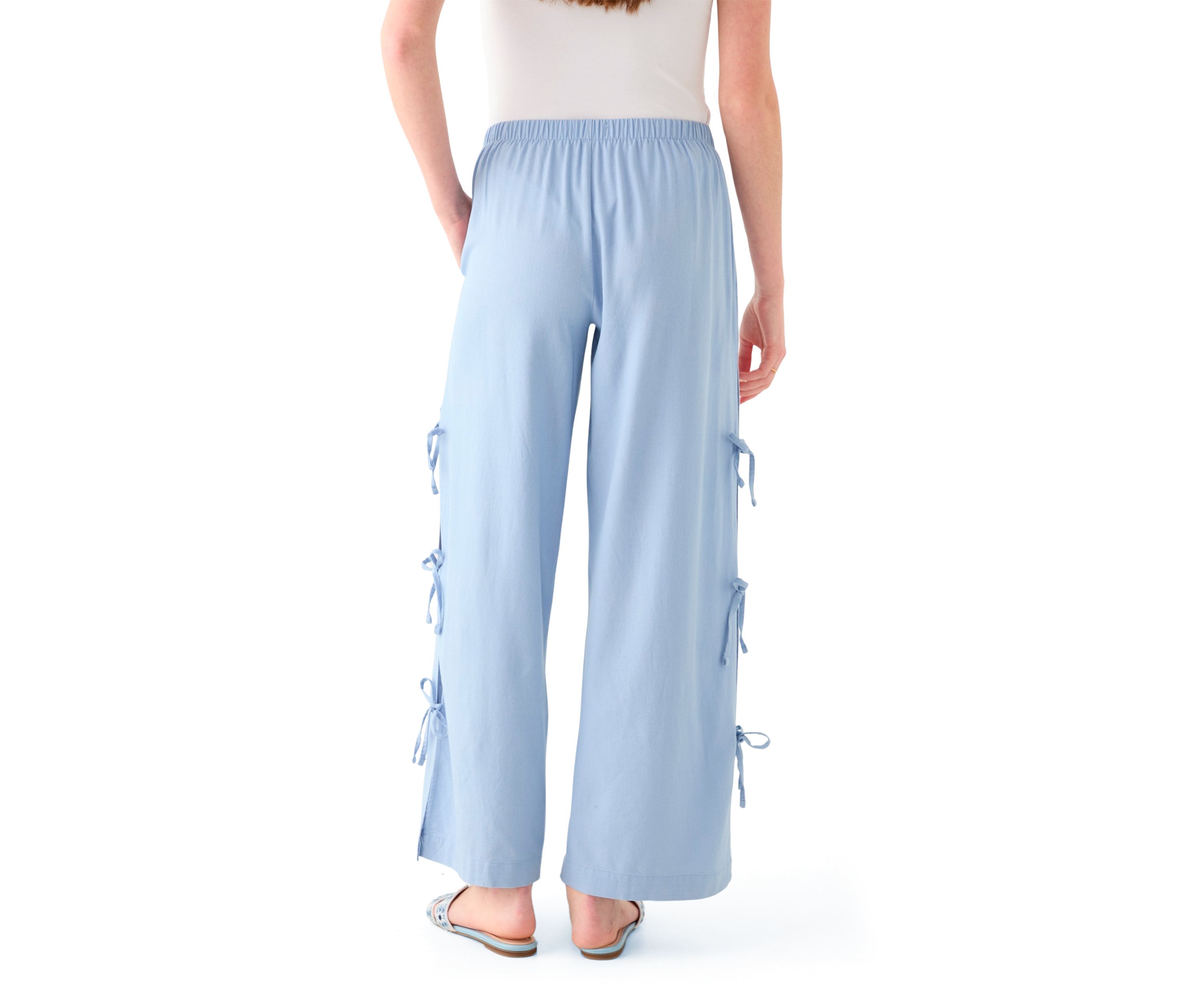 Womens Bow Ties Pull On Pants