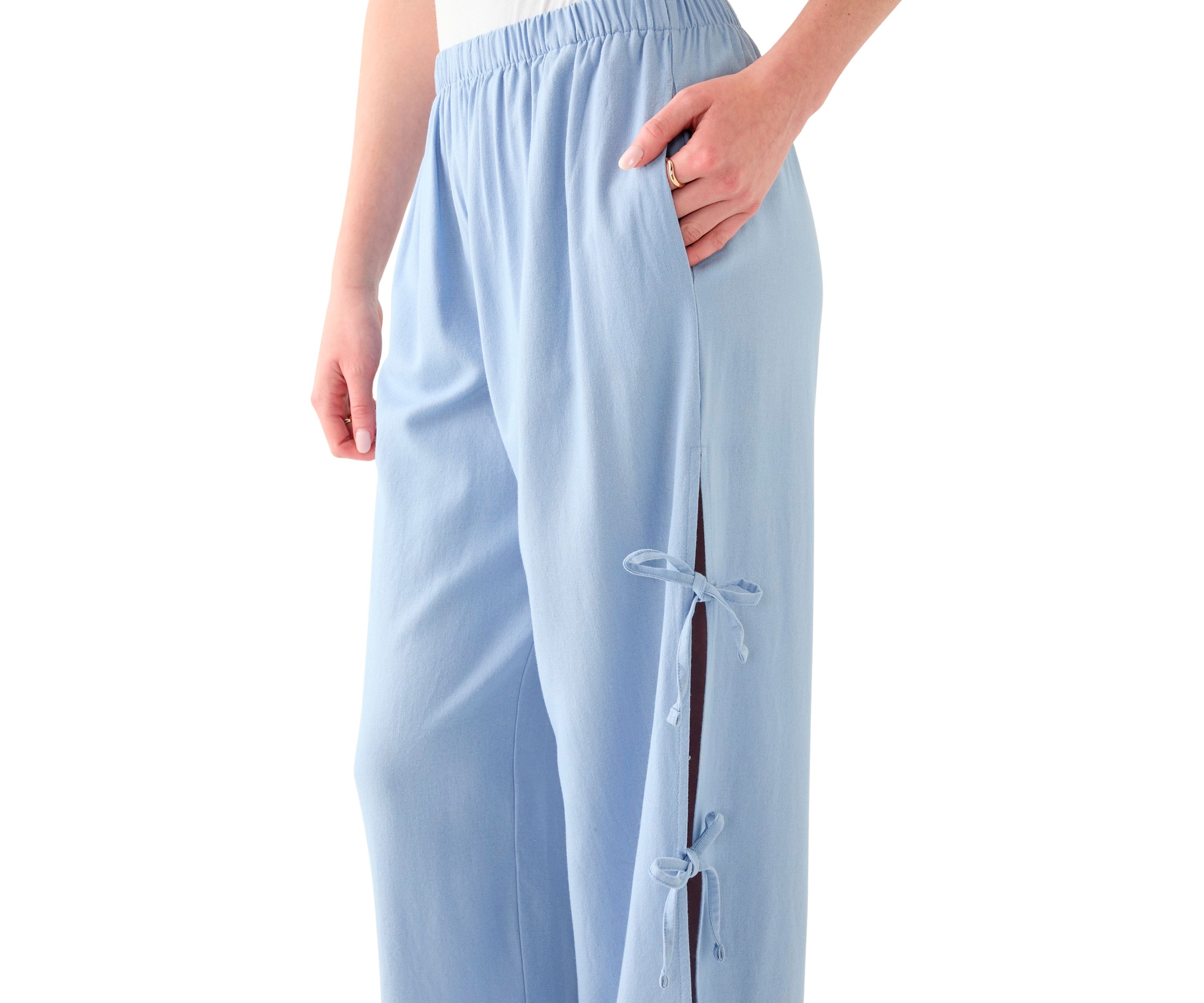 Womens Bow Ties Pull On Pants