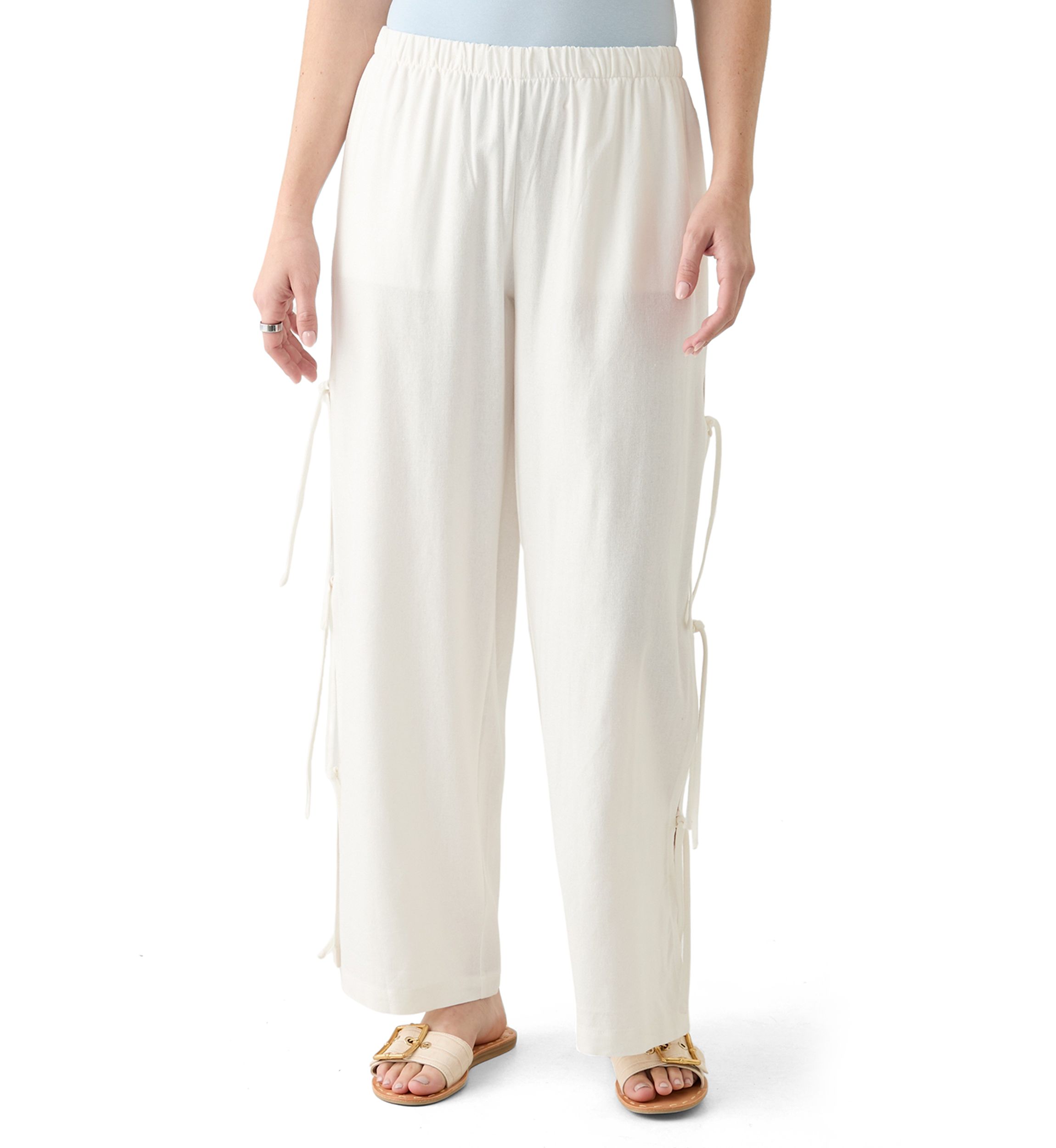 Womens Bow Ties Pull On Pants