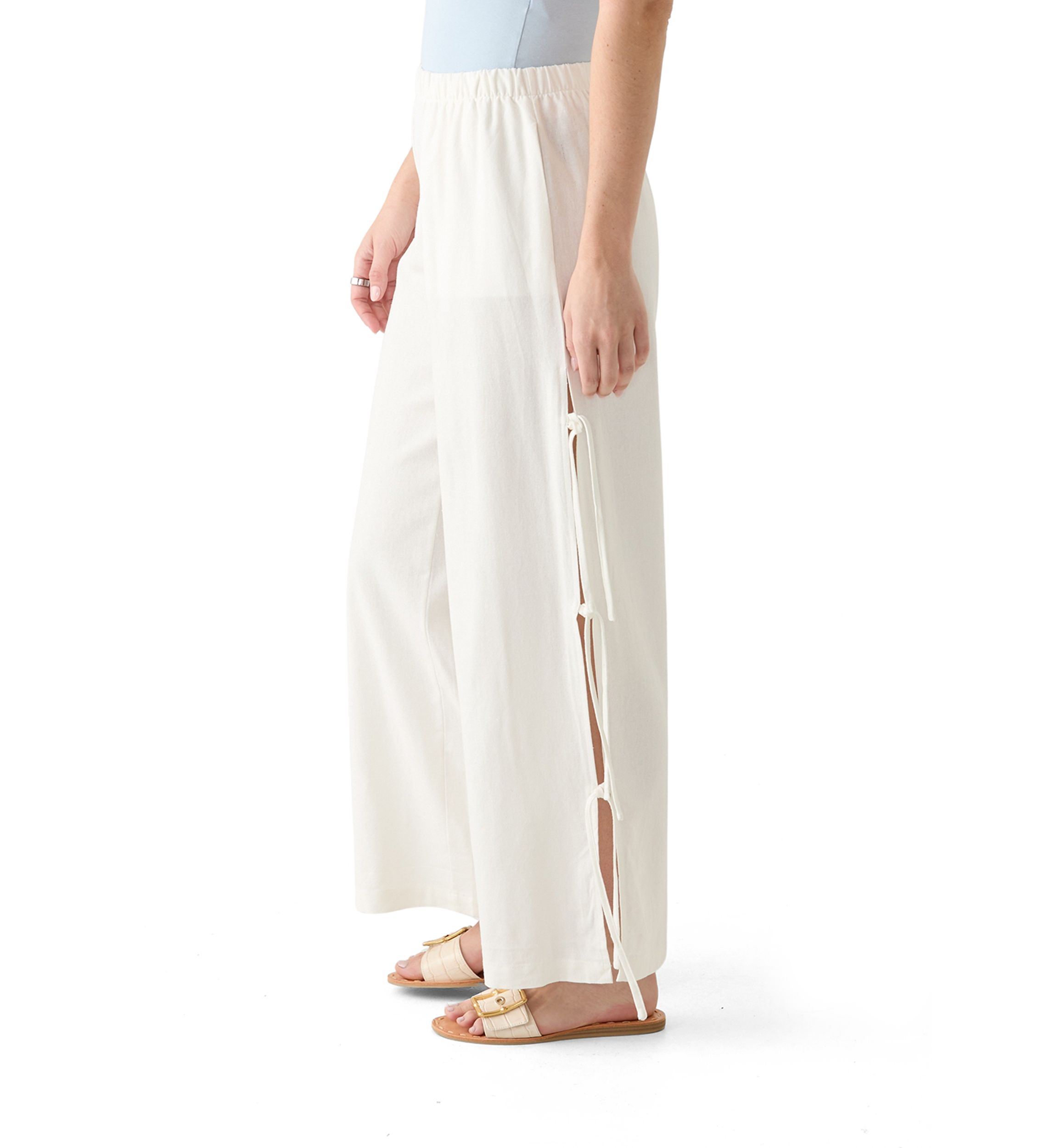 Womens Bow Ties Pull On Pants