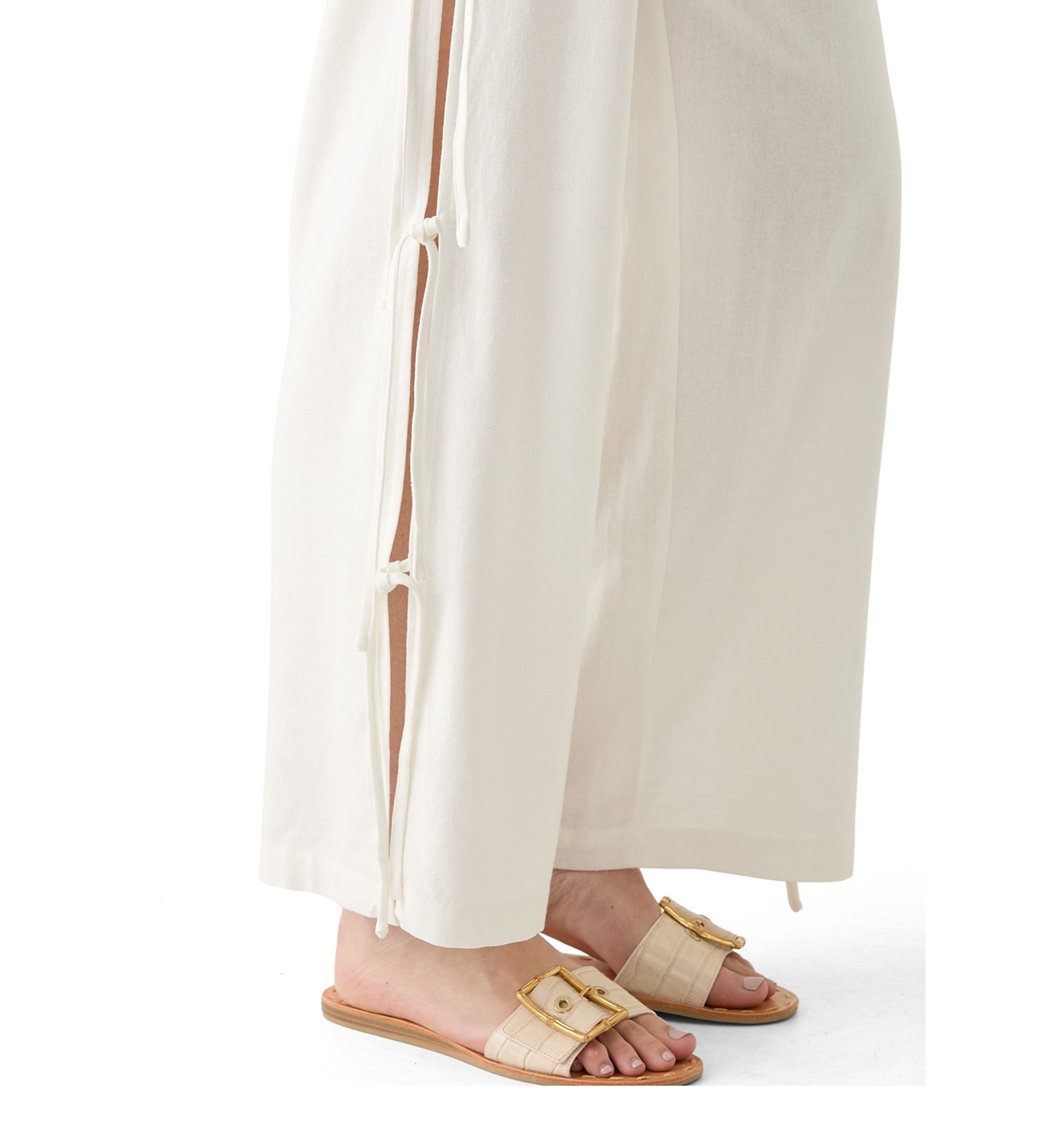 Womens Bow Ties Pull On Pants