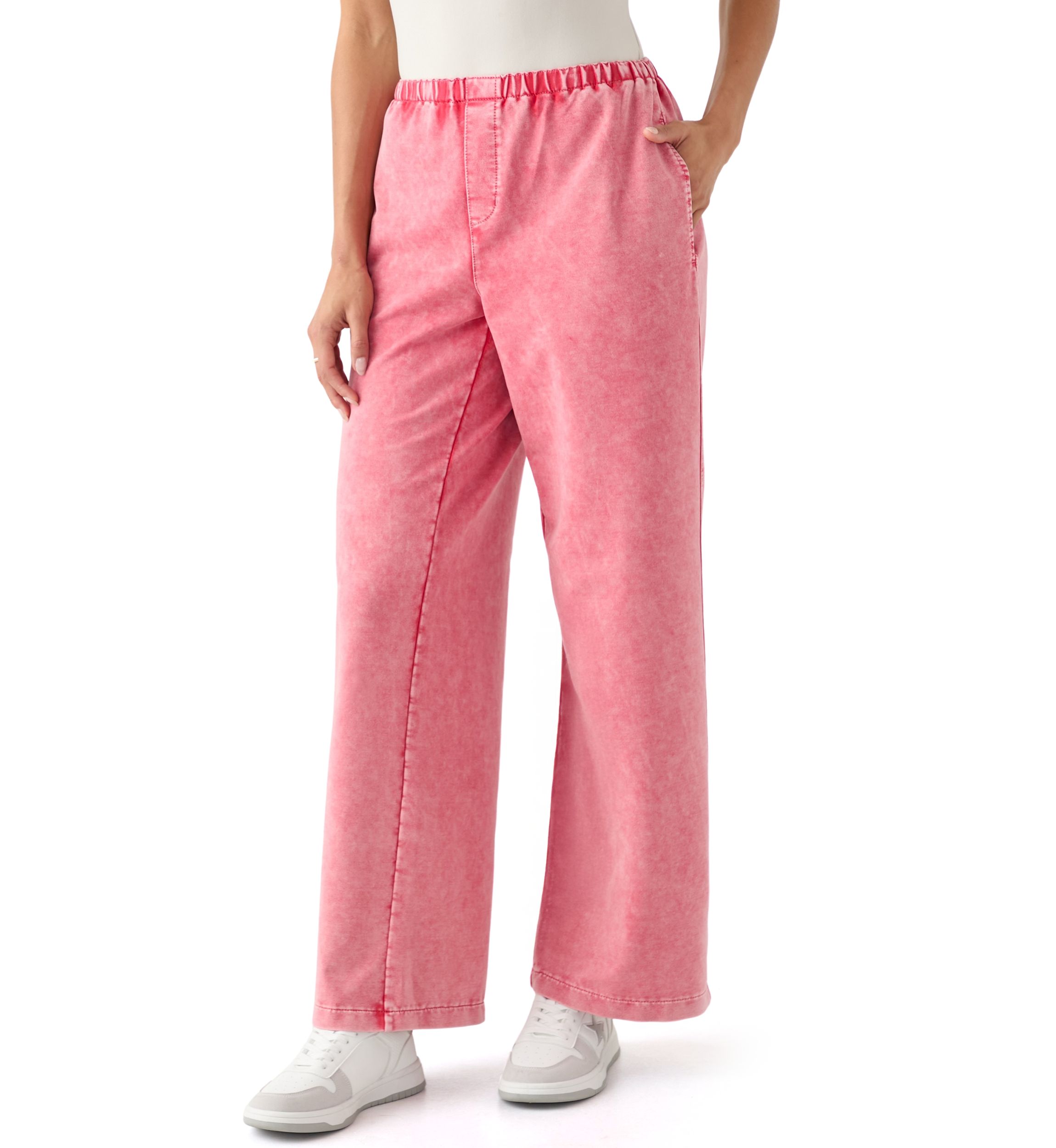 Womens Mini Waist Pull On Pants