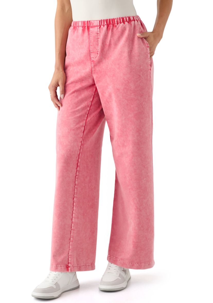 Womens Mini Waist Pull On Pants