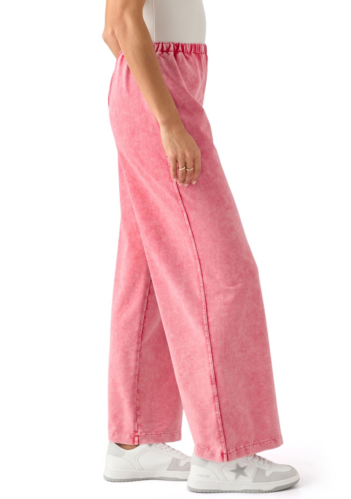 Womens Mini Waist Pull On Pants