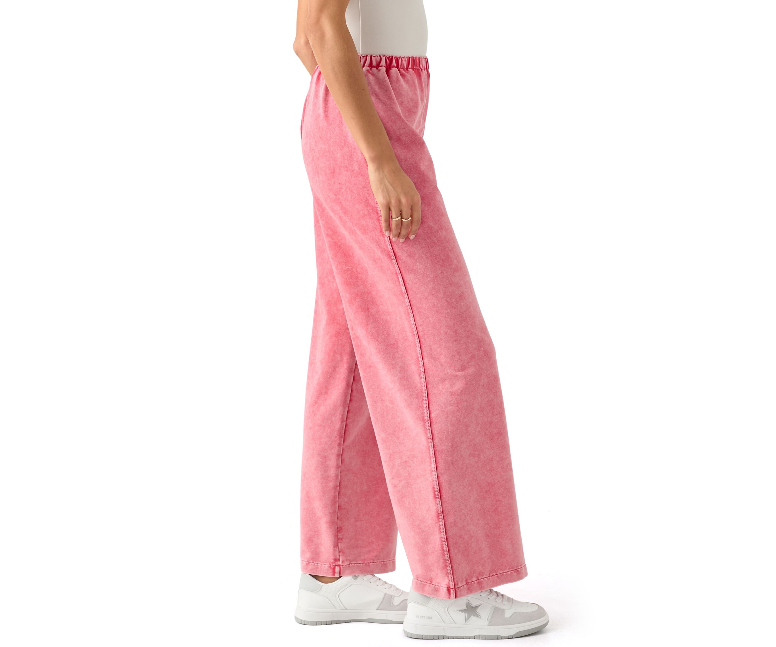Womens Mini Waist Pull On Pants