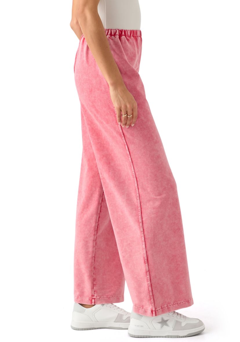 Womens Mini Waist Pull On Pants
